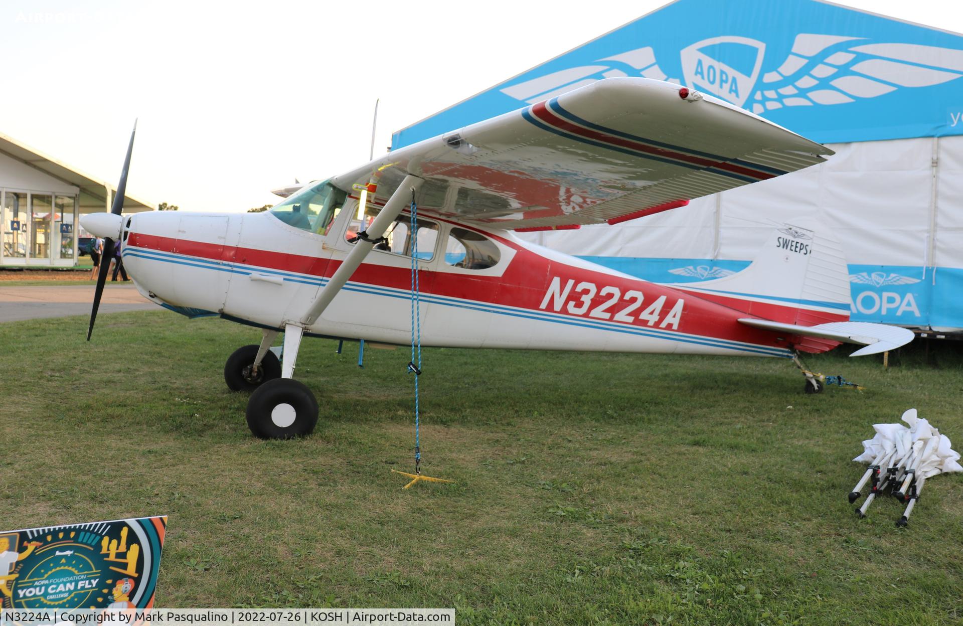 N3224A, 1953 Cessna 170B C/N 25868, Cessna 170B