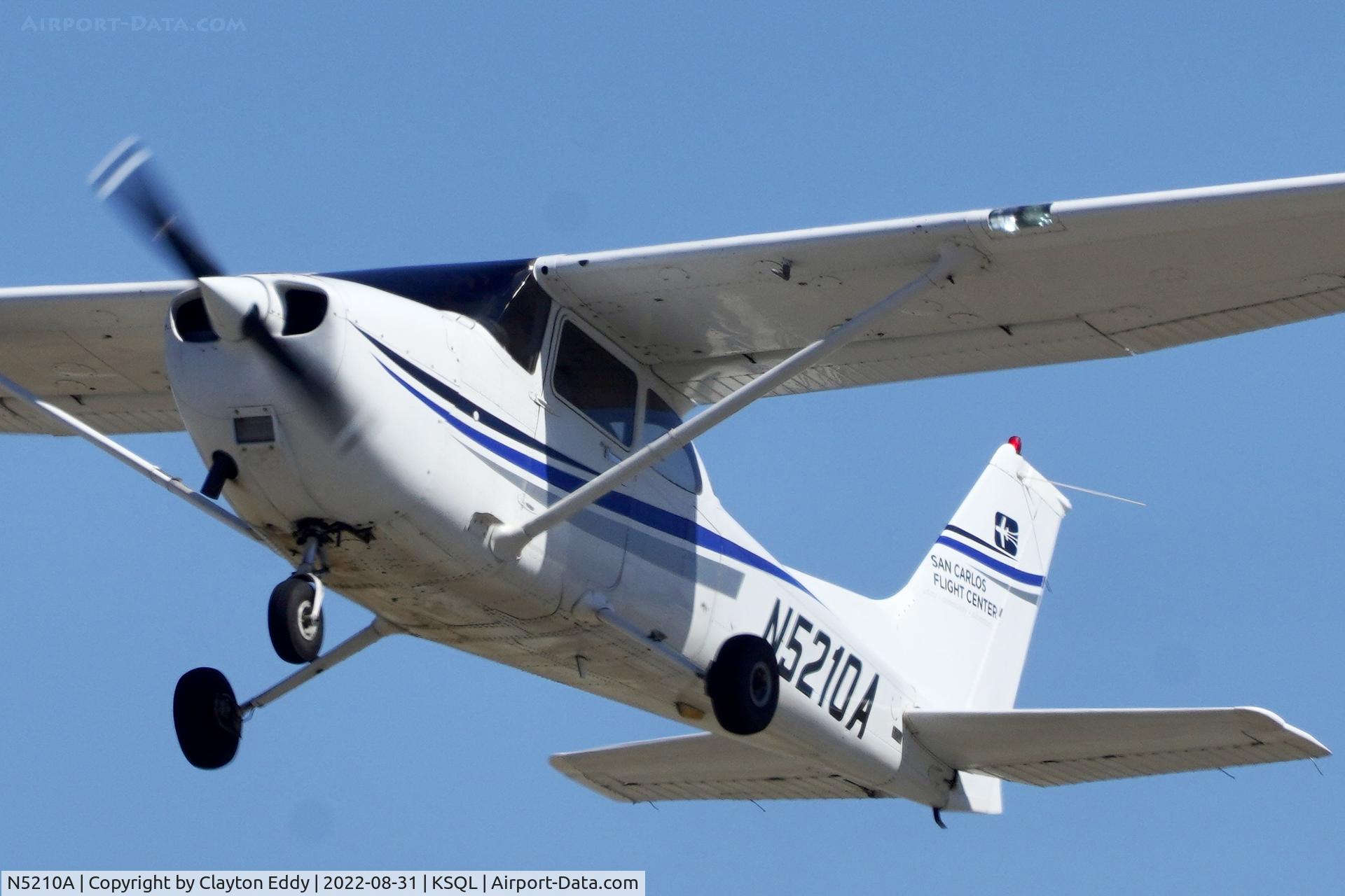 N5210A, 2002 Cessna 172S C/N 172S9118, San Carlos Airport in California 2022.