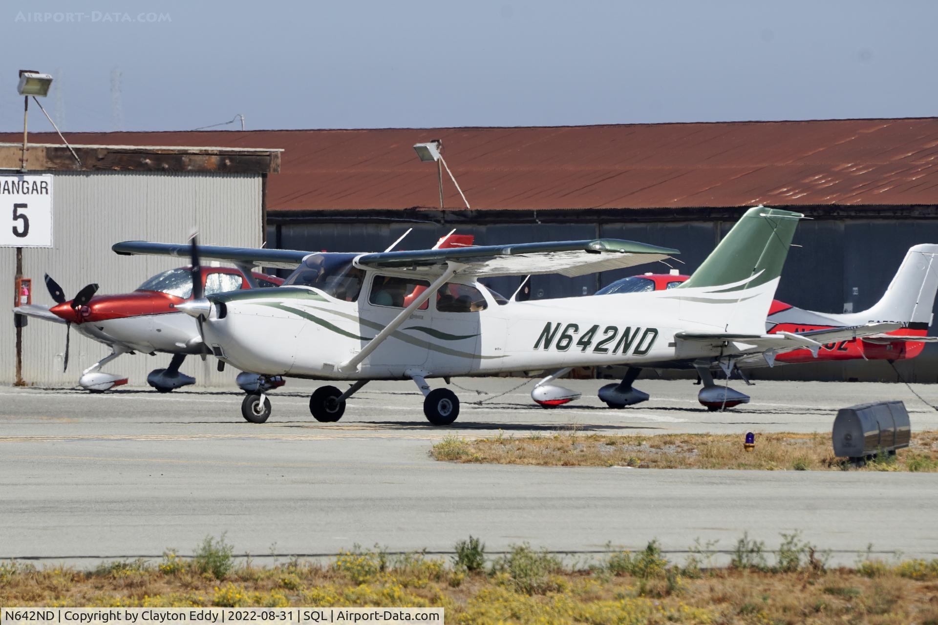 N642ND, 2015 Cessna 172S C/N 172S11616, San Carlos Airport in California 2022.