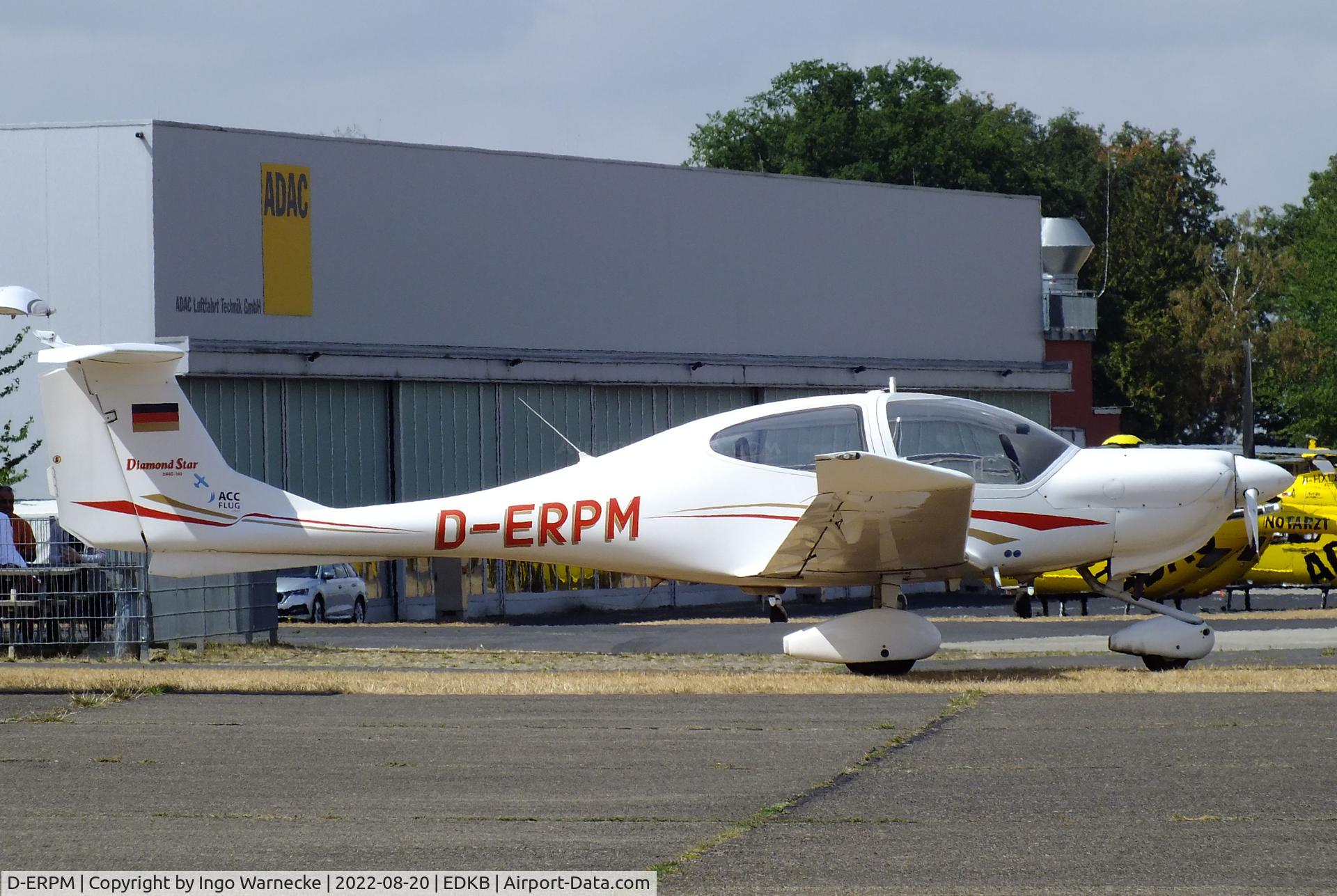 D-ERPM, Diamond DA-40 Diamond Star C/N 40.062, Diamond DA-40 Diamond Star at Bonn-Hangelar airfield during the Grumman Fly-in 2022
