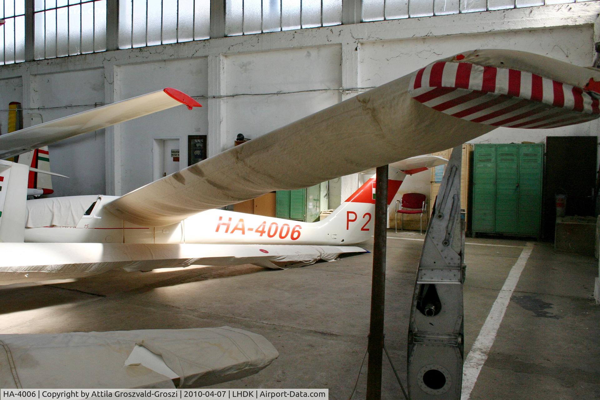 HA-4006, PZL-Bielsko SZD-36A Cobra 15 C/N W-621, LHDK - Dunakeszi Airport, Hungary