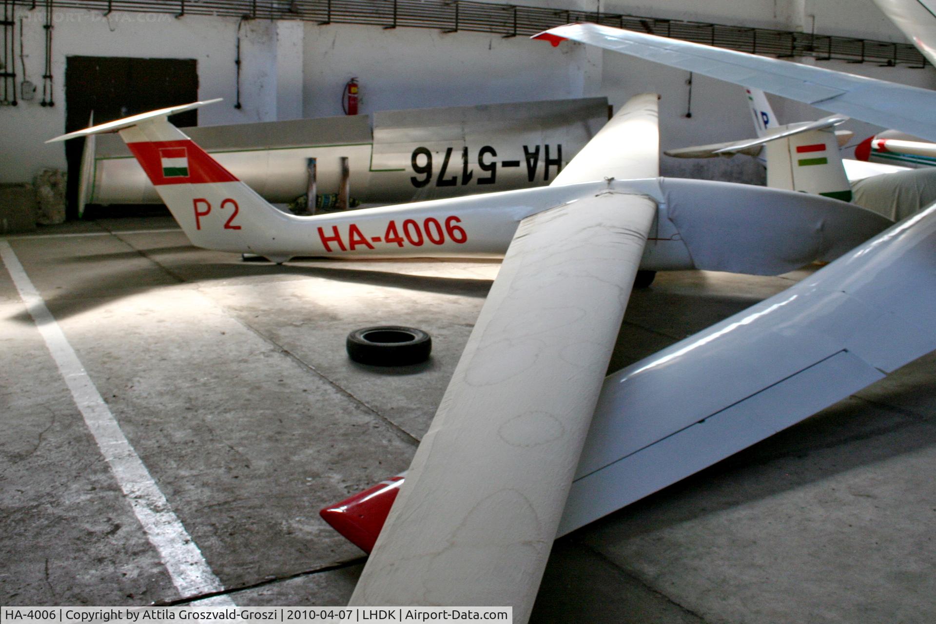 HA-4006, PZL-Bielsko SZD-36A Cobra 15 C/N W-621, LHDK - Dunakeszi Airport, Hungary