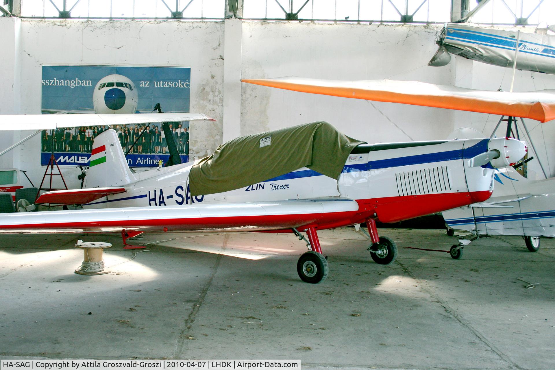 HA-SAG, 2007 Zlin Z-526F Trener Master C/N 1253, LHDK - Dunakeszi Airport, Hungary