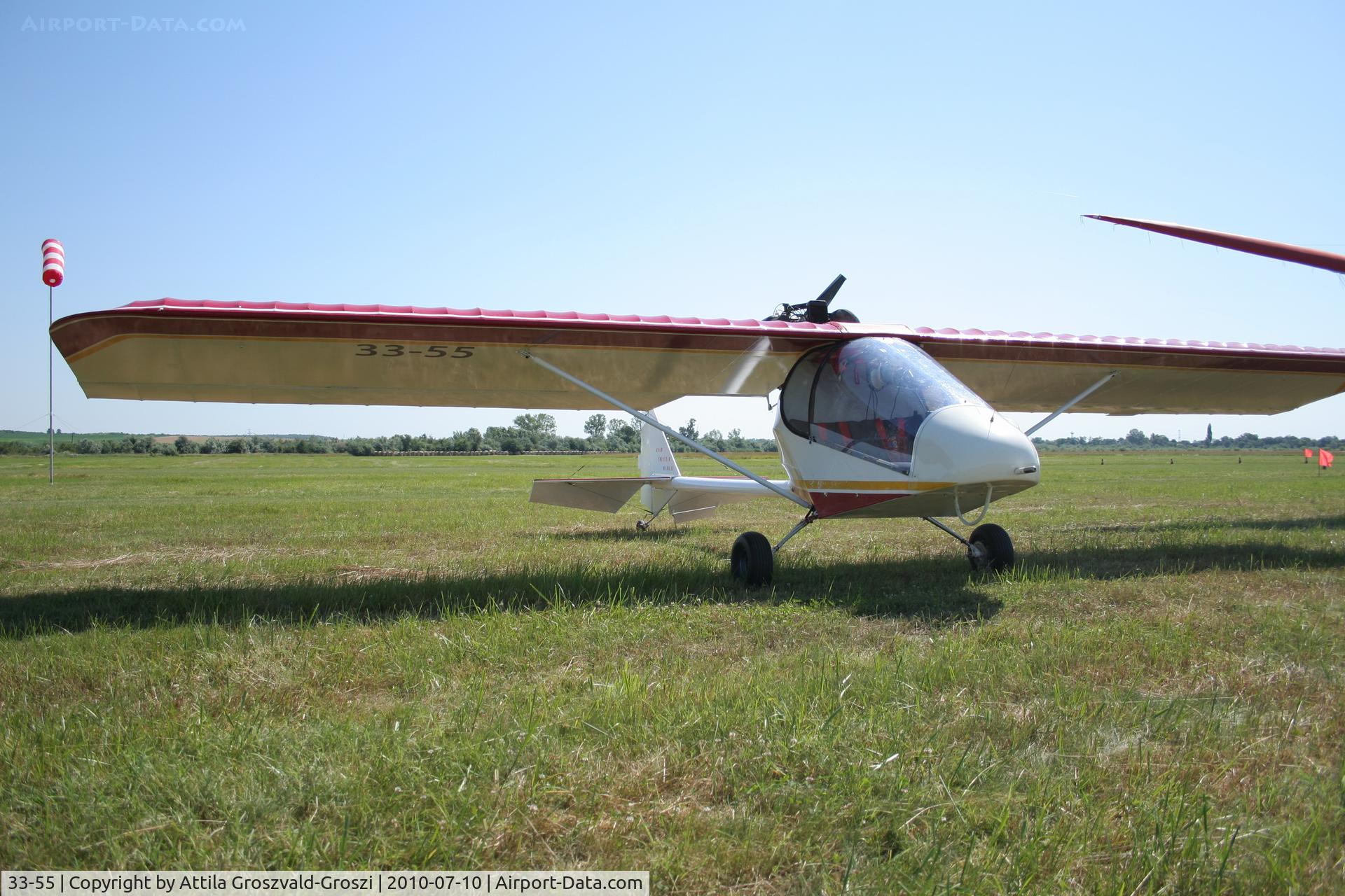 33-55, 1992 Kolb Twinstar Mark II C/N 3310162, Balatonfökajár Airport, Hungary