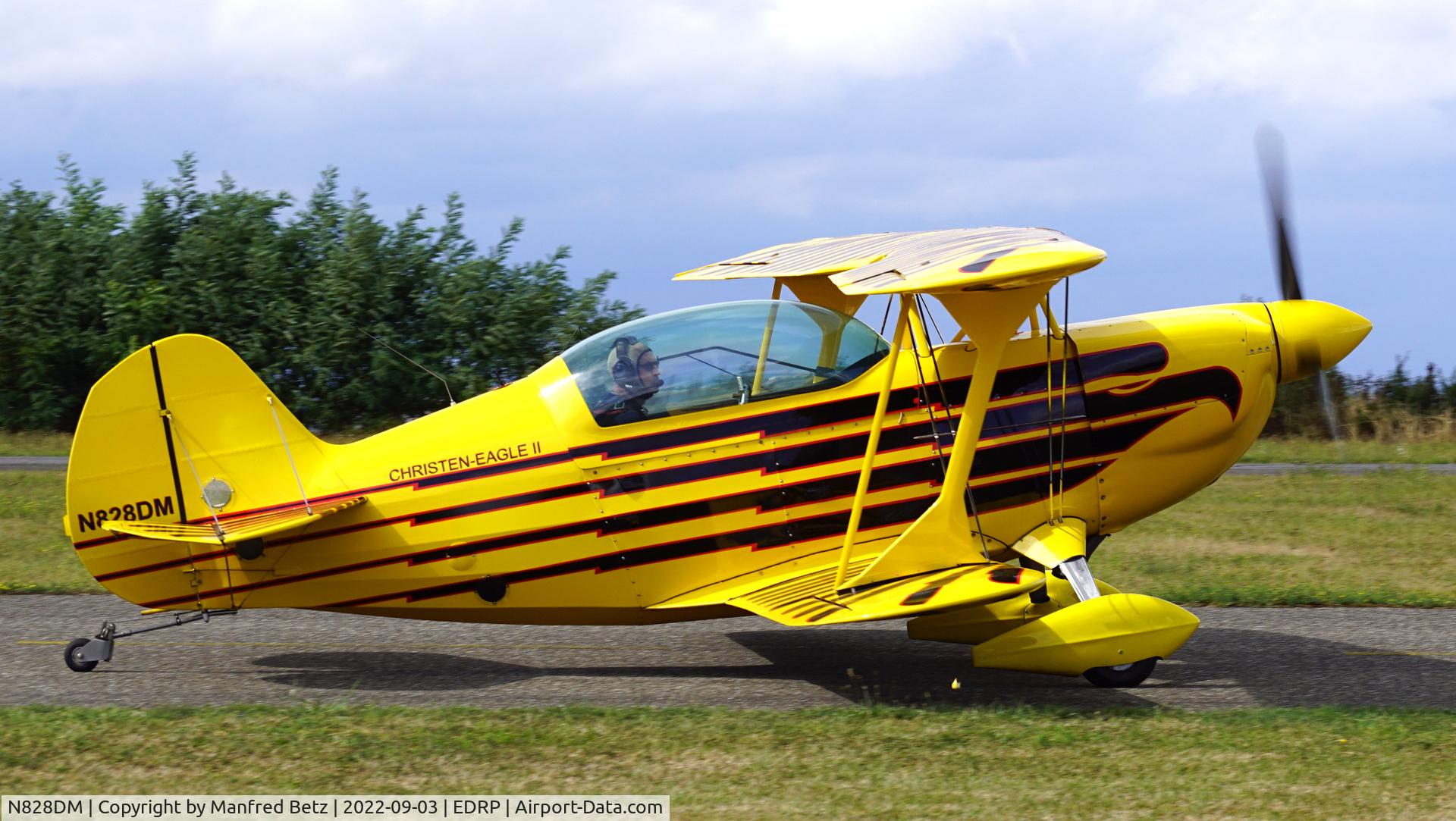 N828DM, 1982 Christen Eagle II C/N MCPHAIL-0001, Guest at the flight day