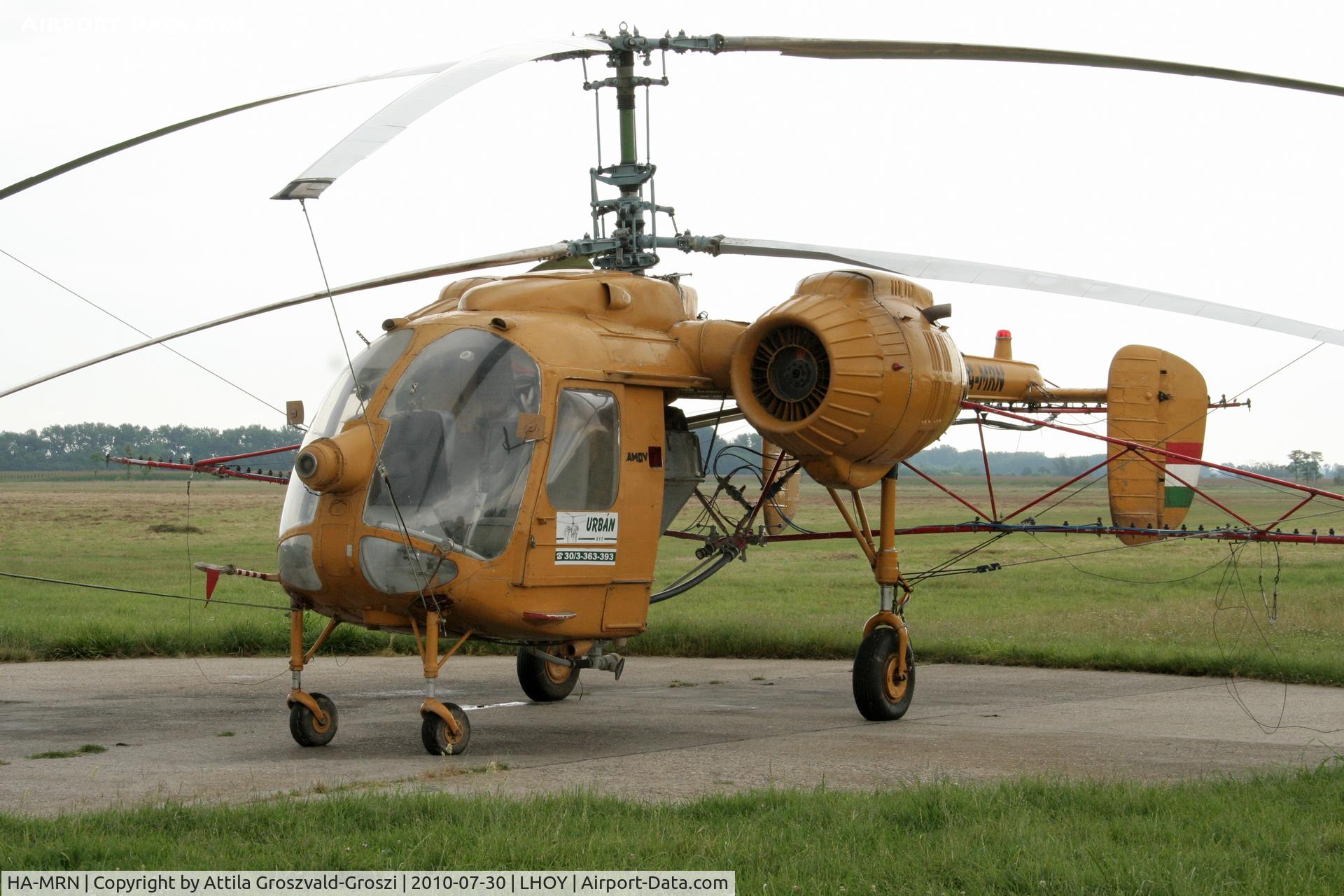 HA-MRN, 1970 Kamov Ka-26 Hoodlum C/N 7001506, LHOY - Öcsény Airport, Hungary