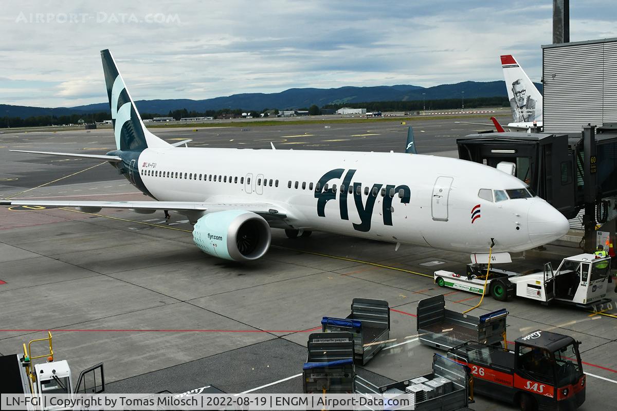 LN-FGI, 2022 Boeing 737-8 MAX C/N 65185, 