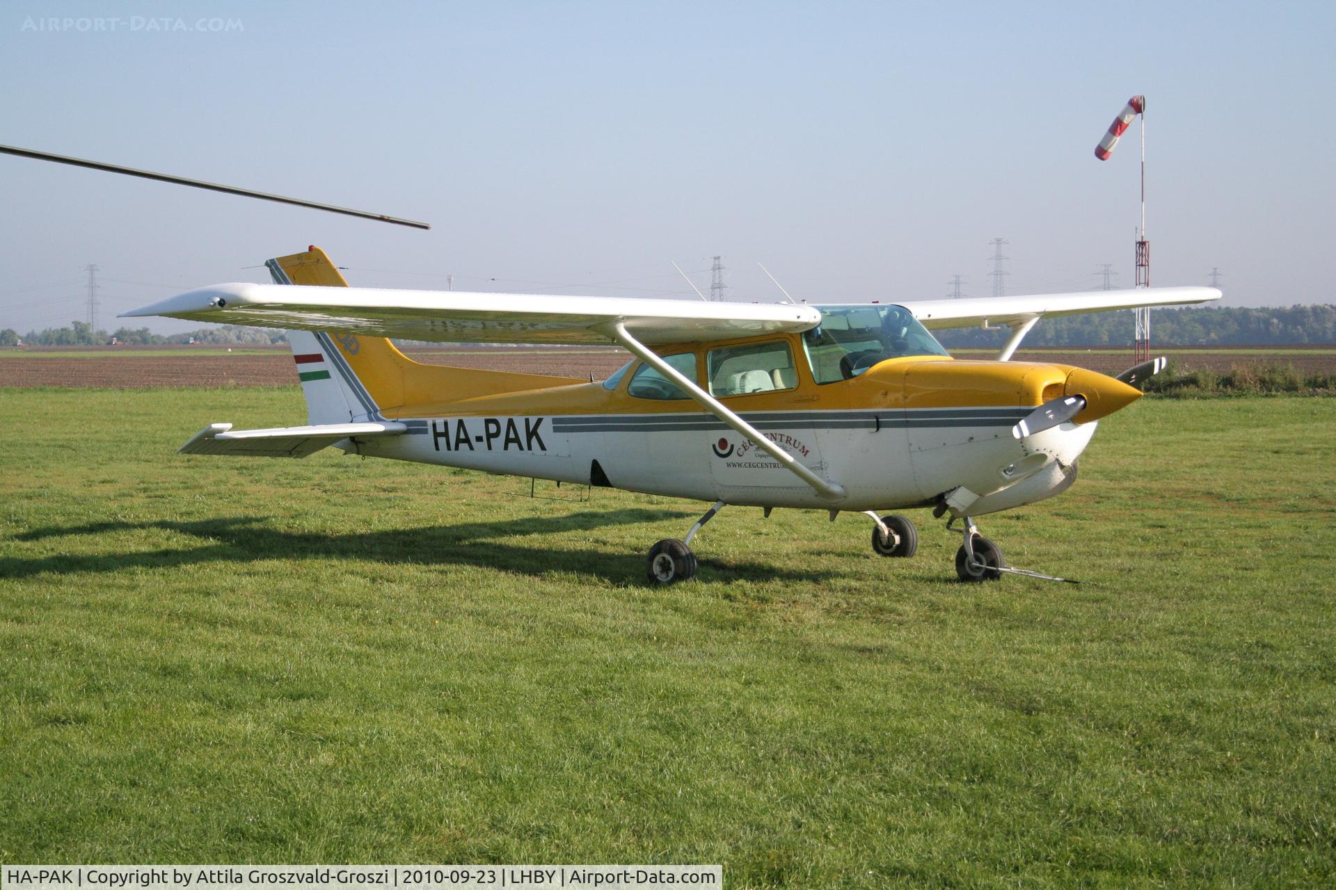 HA-PAK, 1980 Cessna 172RG Cutlass RG C/N 172RG-0375, LHBY - Böny Airport, Hungary