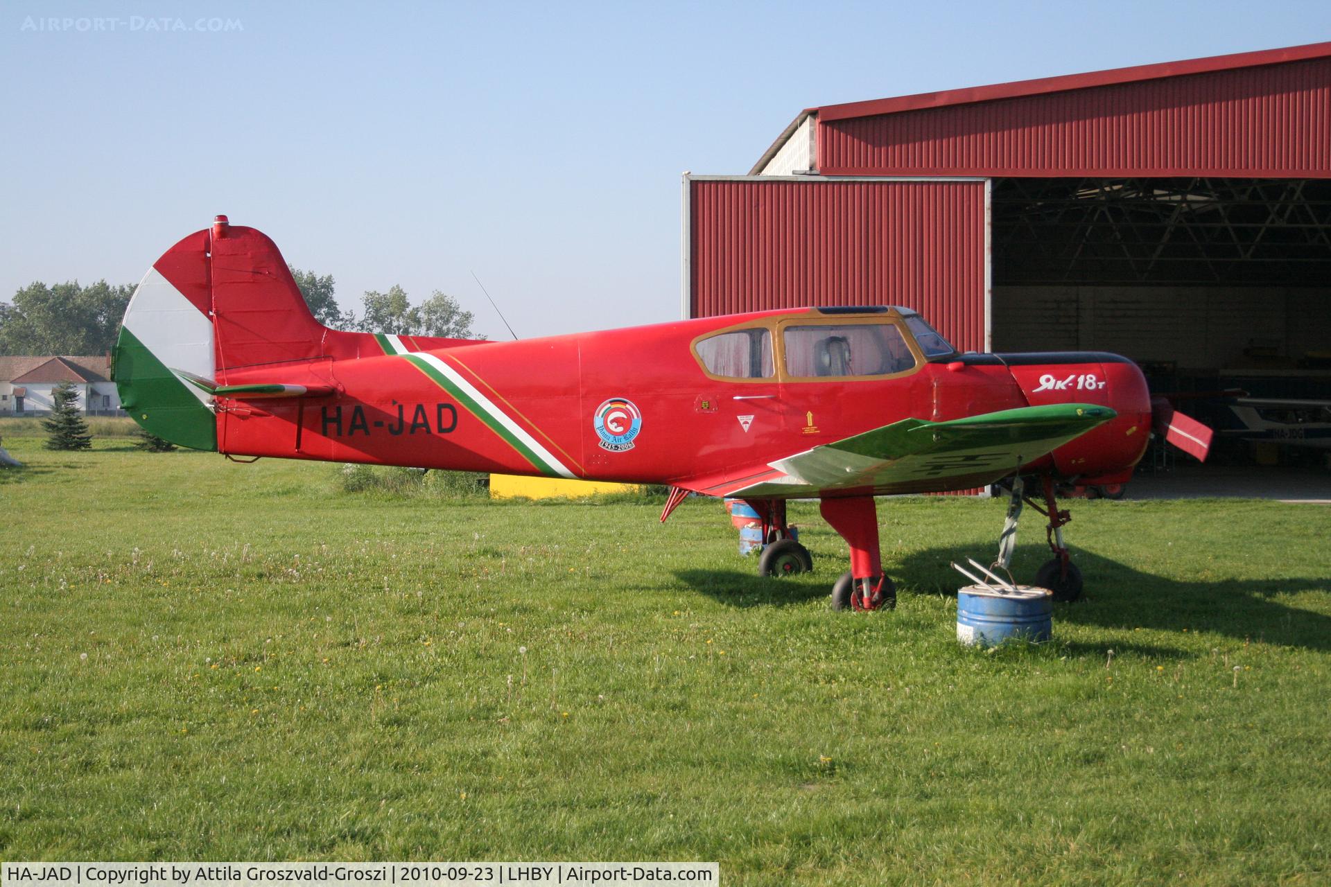 HA-JAD, 1975 Yakovlev Yak-18T C/N 5200509, LHBY - Böny Airport, Hungary
