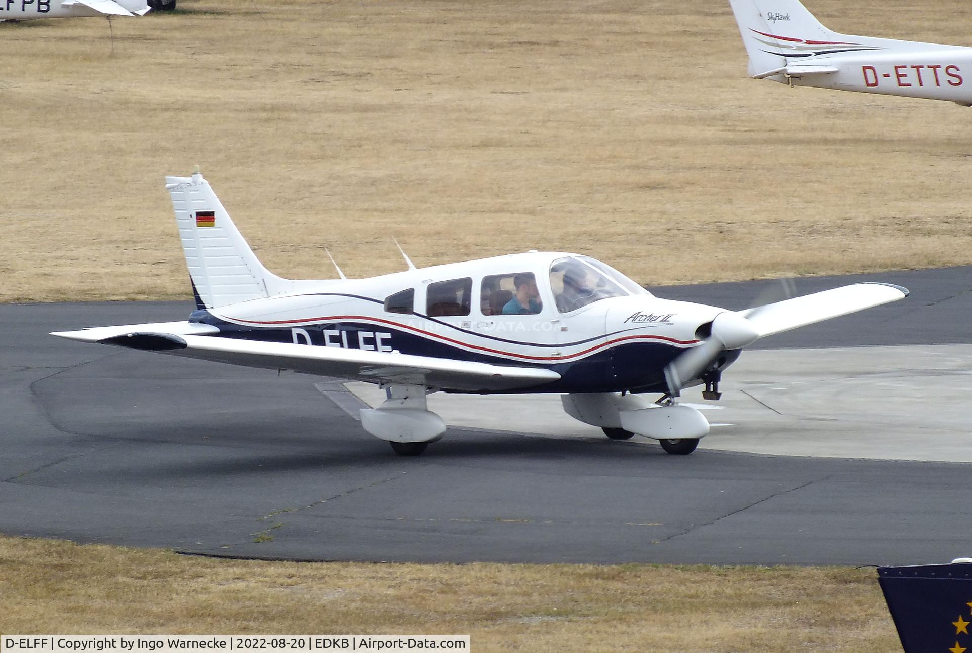 D-ELFF, 1990 Piper PA-28-181 Archer II C/N 28-8090068, Piper PA-28-181 Archer II at Bonn-Hangelar airfield during the Grumman Fly-in 2022