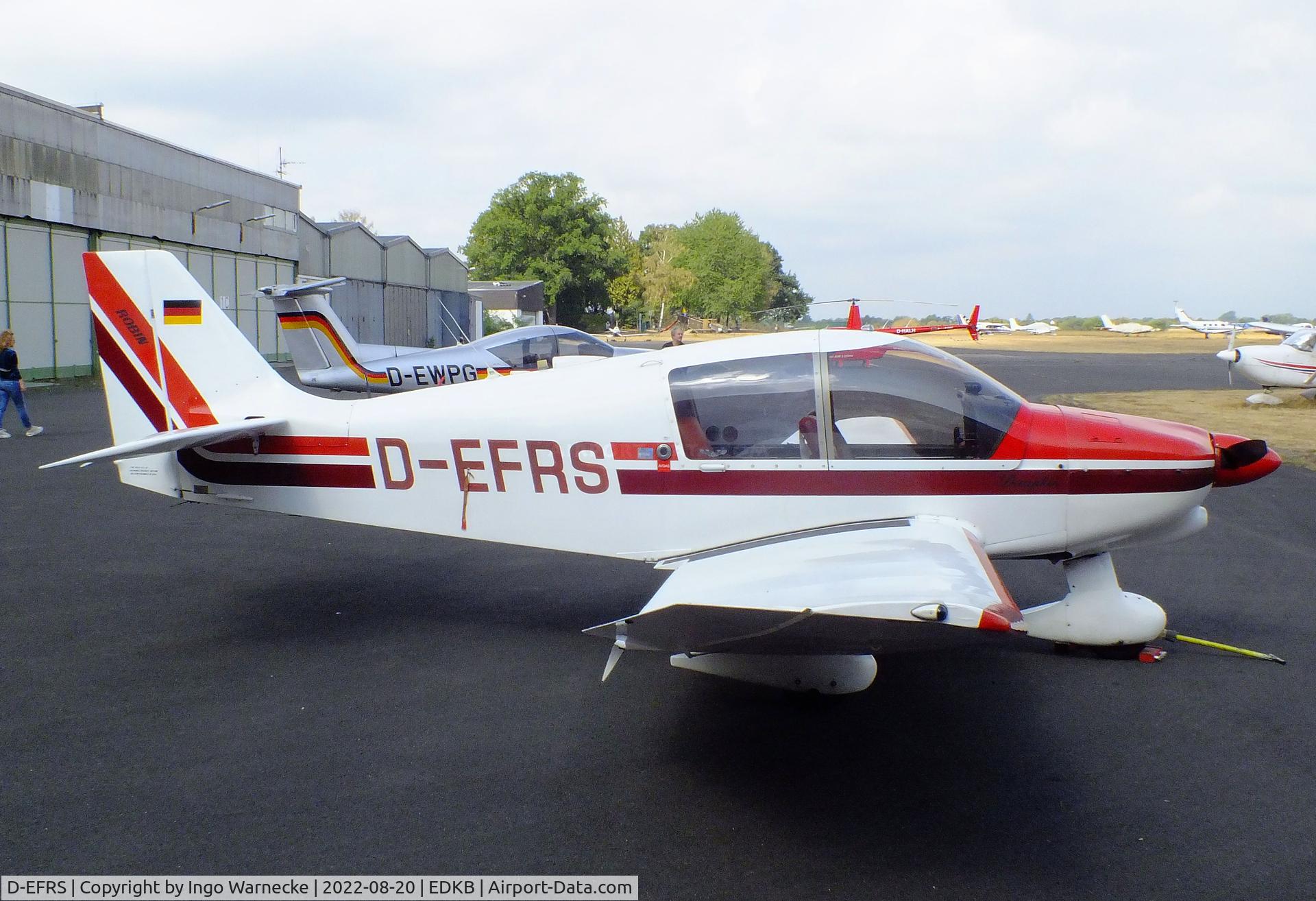 D-EFRS, Robin DR-400-120D Dauphin C/N 1714, Robin DR.400-120D Dauphin at Bonn-Hangelar airfield during the Grumman Fly-in 2022