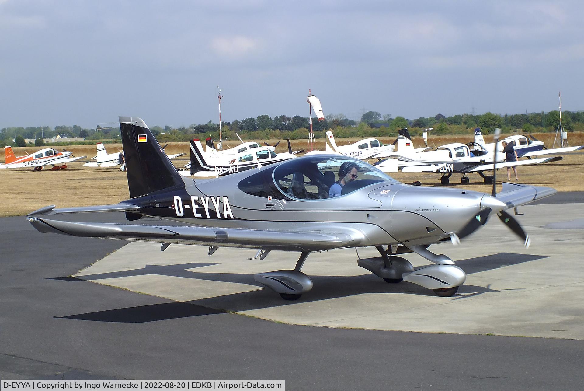 D-EYYA, 2021 BRM Aero Bristell B23 C/N 026/2021, BRM Aero Bristell B23 at Bonn-Hangelar airfield during the Grumman Fly-in 2022