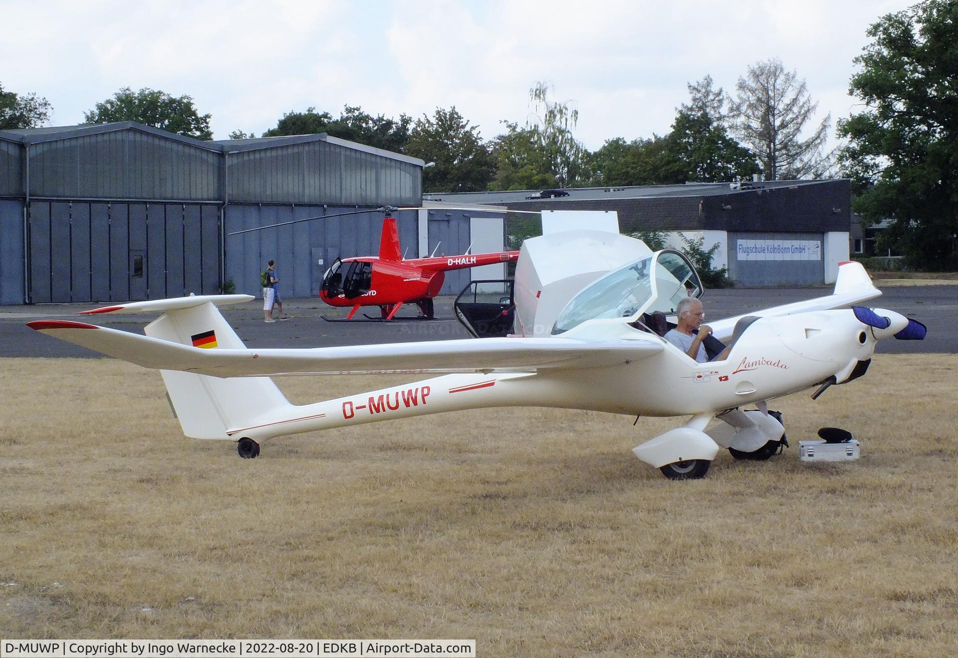 D-MUWP, Urban Air UFM-13 Lambada C/N 13/16, Urban Air UFM-13 Lambada at Bonn-Hangelar airfield during the Grumman Fly-in 2022