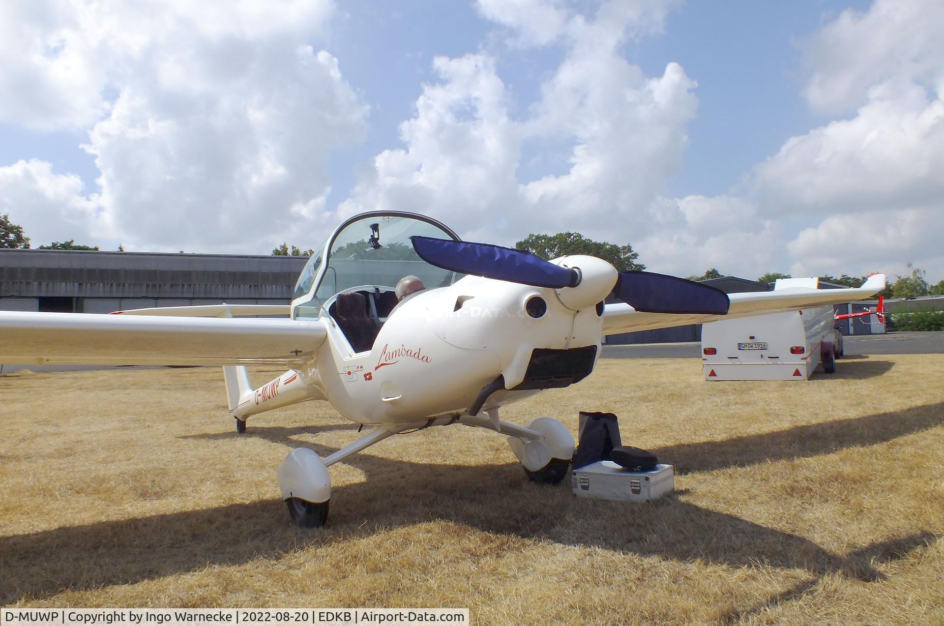 D-MUWP, Urban Air UFM-13 Lambada C/N 13/16, Urban Air UFM-13 Lambada at Bonn-Hangelar airfield during the Grumman Fly-in 2022