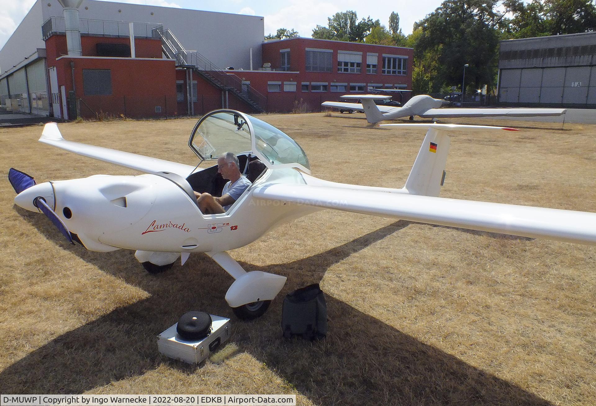 D-MUWP, Urban Air UFM-13 Lambada C/N 13/16, Urban Air UFM-13 Lambada at Bonn-Hangelar airfield during the Grumman Fly-in 2022