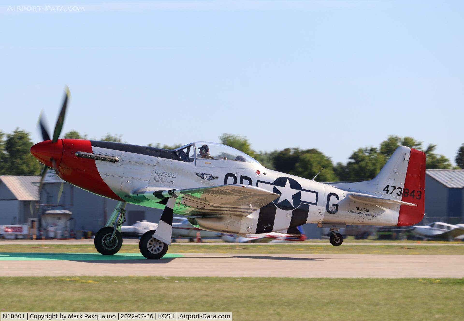 N10601, 1944 North American P-51D Mustang C/N 122-40383, North American P-51D