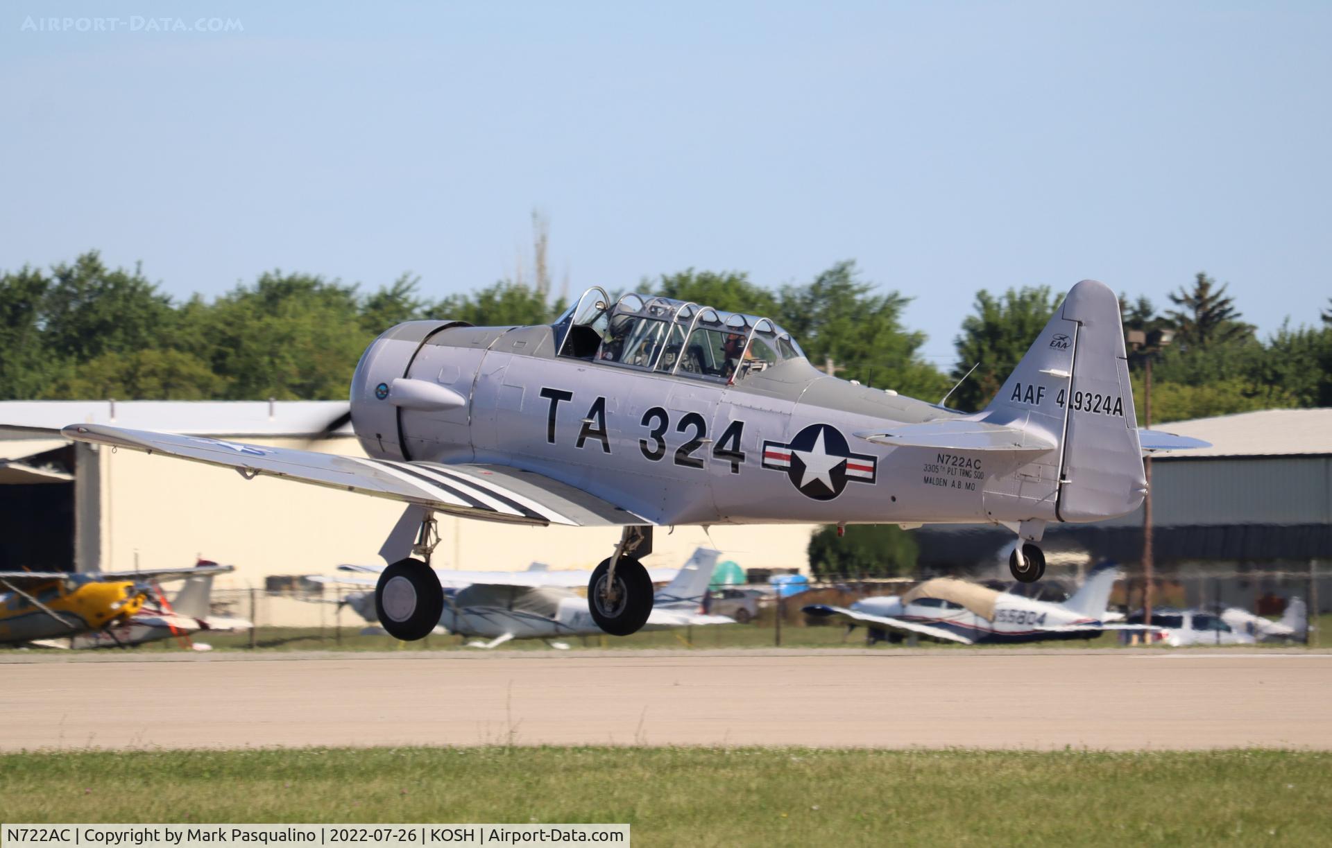 N722AC, North American AT-6G Texan C/N 168-346 (49-3242), North American AT-6G