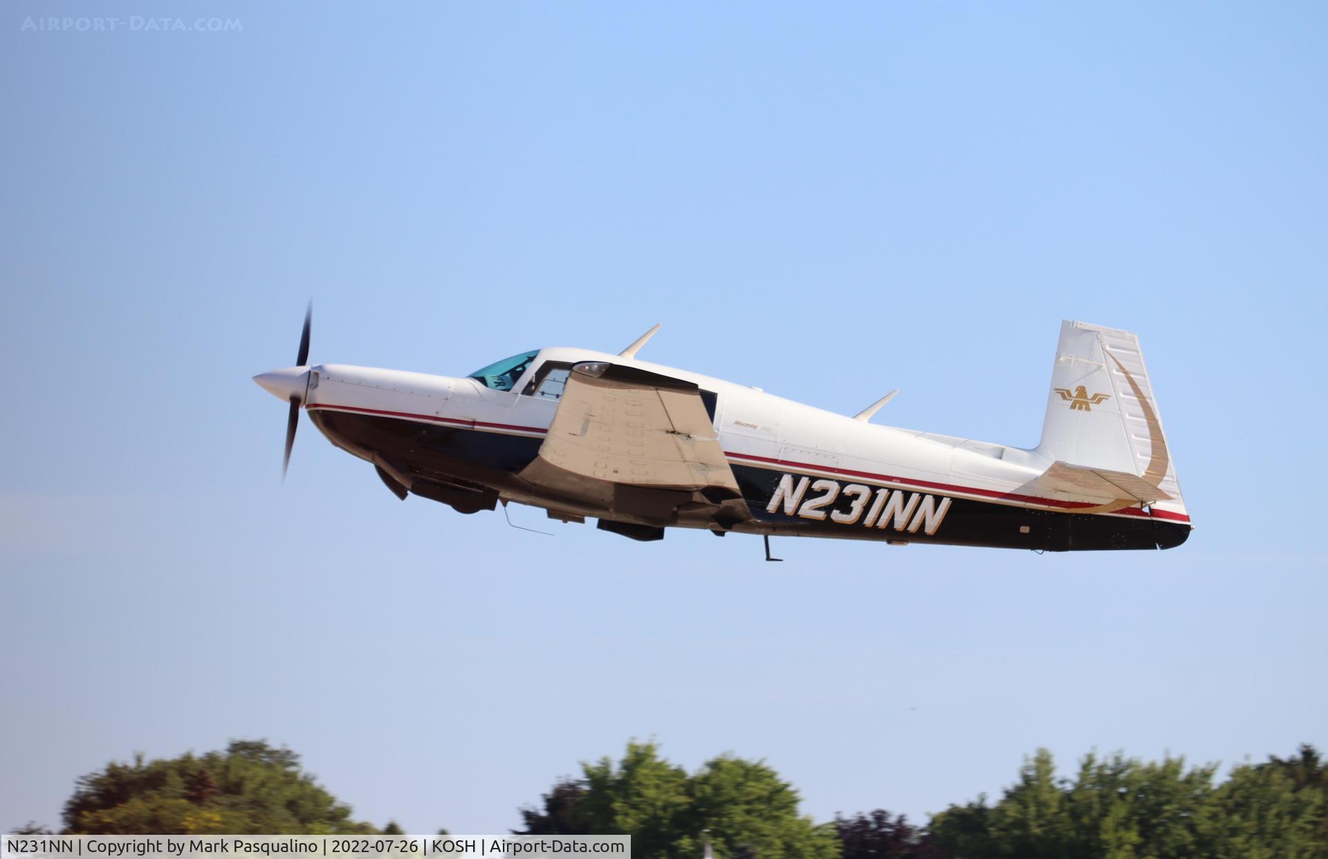 N231NN, 1980 Mooney M20K C/N 25-0326, Mooney M20K