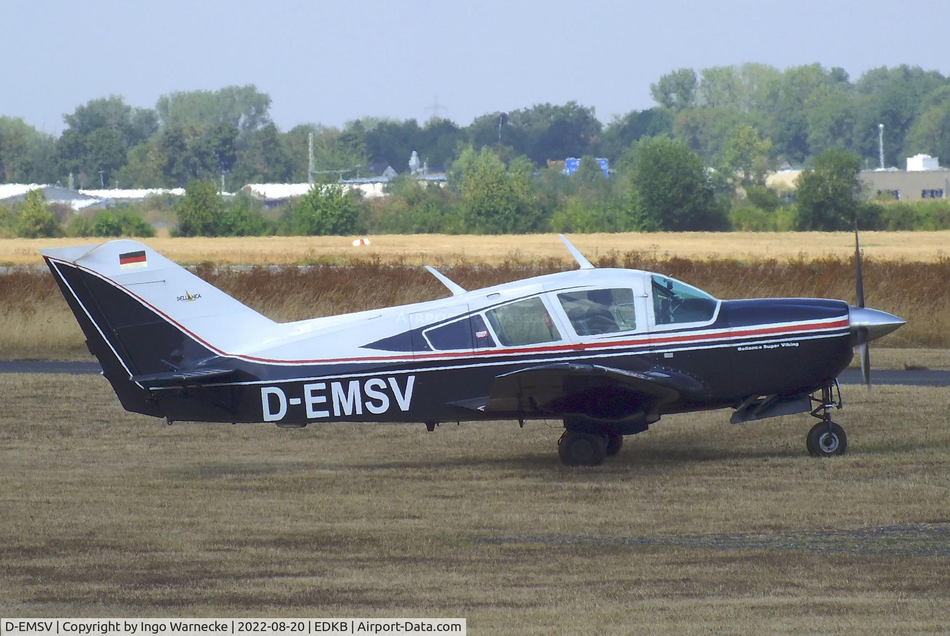 D-EMSV, 1979 Bellanca 17-30A Viking C/N 79-30911, Bellanca 17-30A Super Viking 300A at Bonn-Hangelar airfield during the Grumman Fly-in 2022