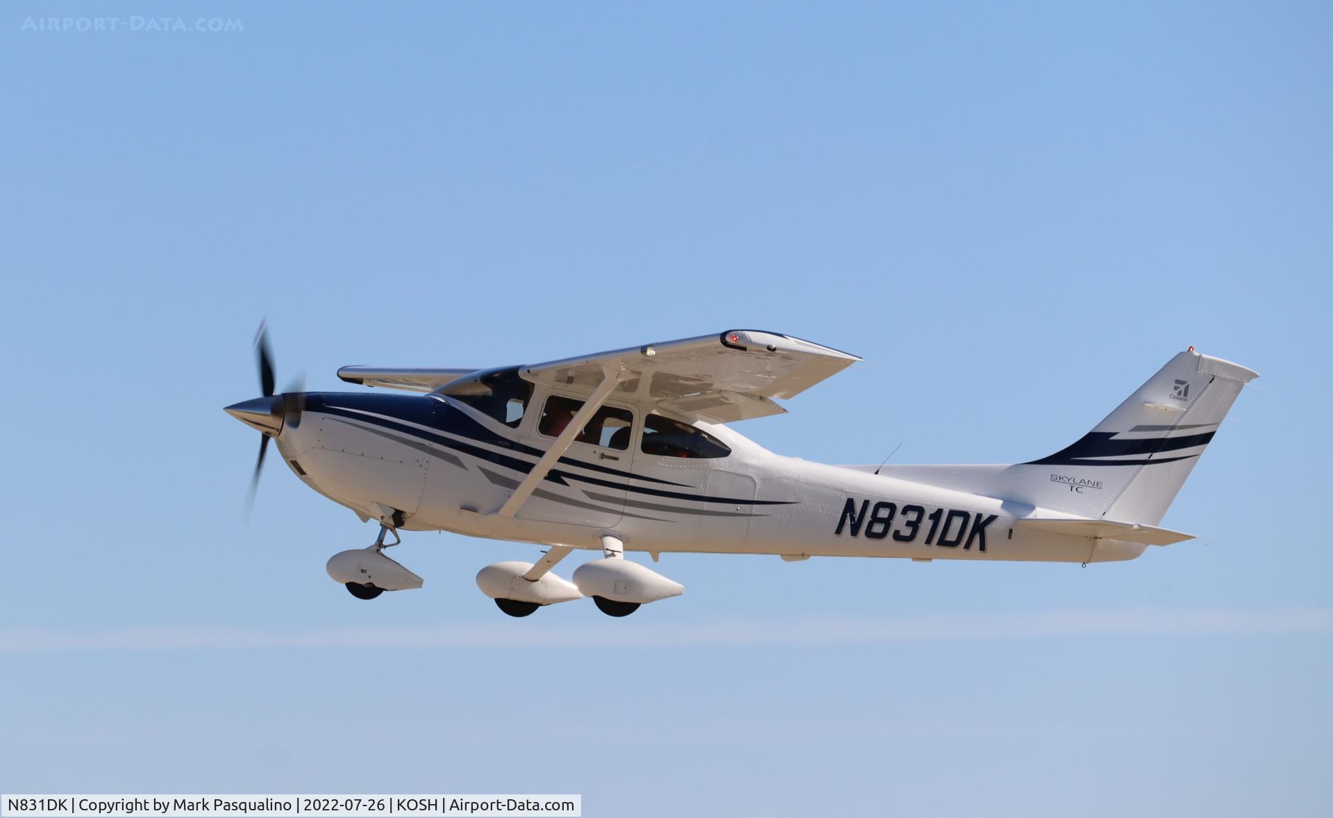 N831DK, 2015 Cessna T182T Turbo Skylane Turbo Skylane C/N T18208361, Cessna T182T