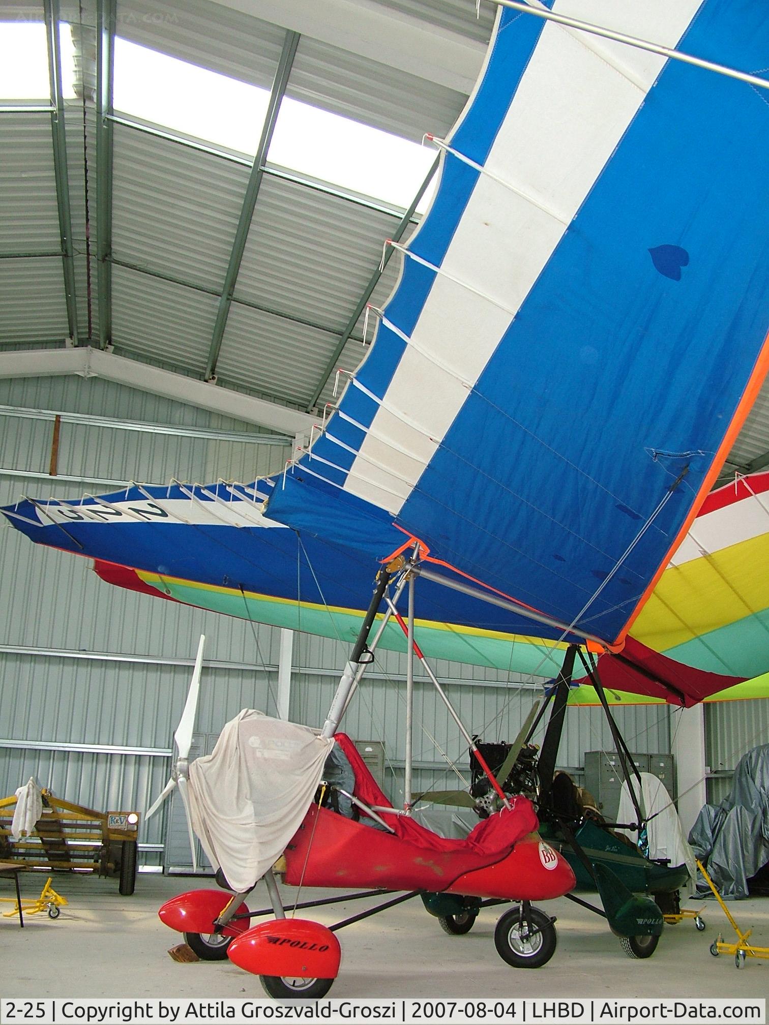 2-25, Halley Apollo CX-M/Racer GT C/N 010193/------, LHBD - Börgönd Airport, Hungary