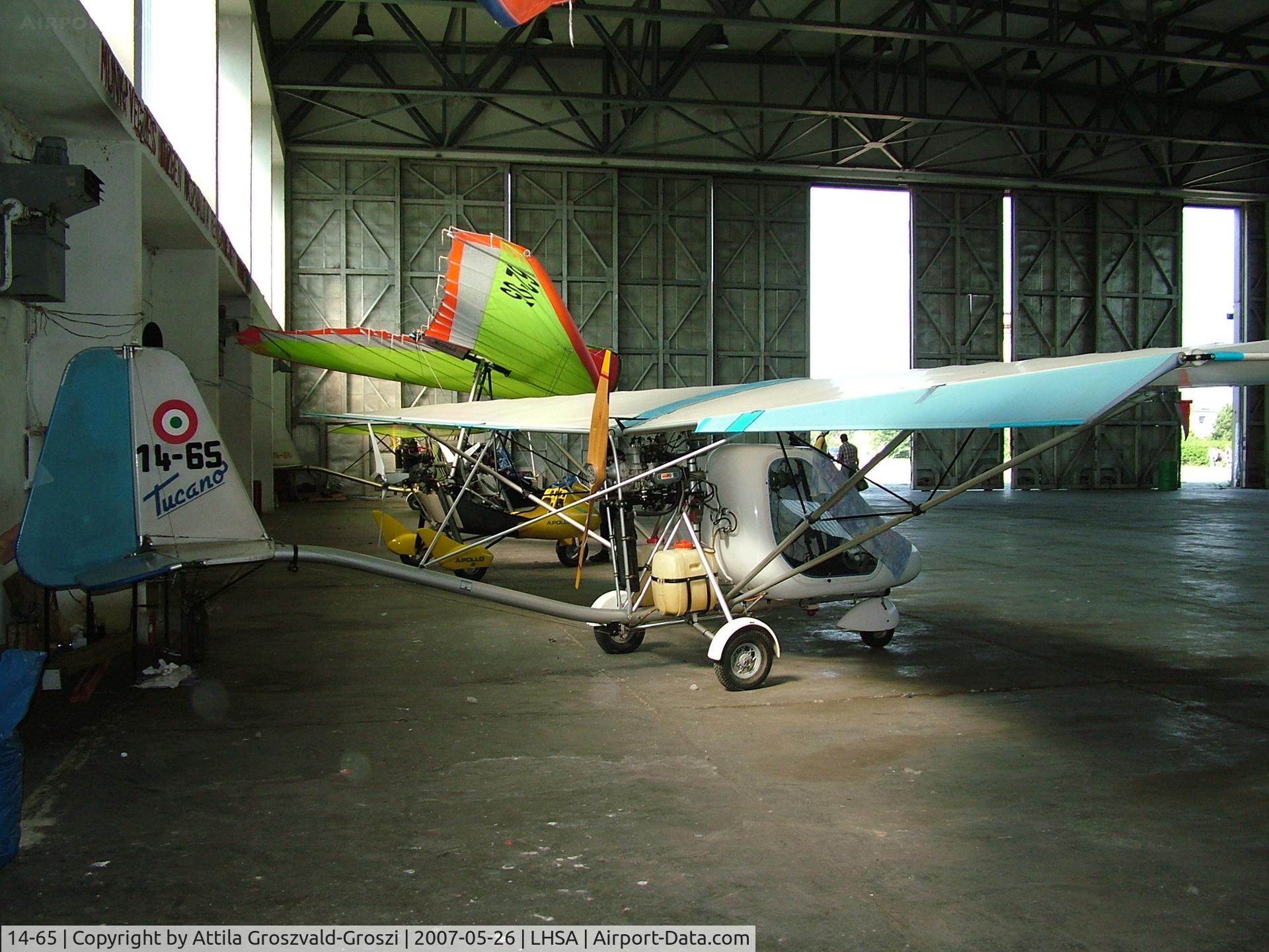 14-65, Ferrari Tucano C/N 0225, LHSA - Szentkirályszabadja Airport, Hungary