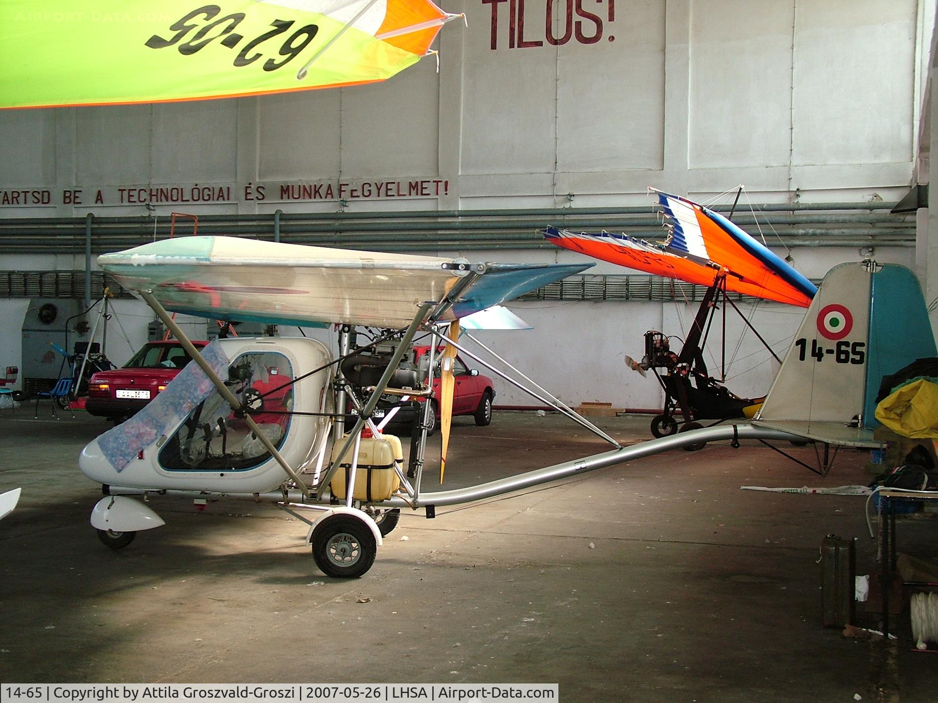 14-65, Ferrari Tucano C/N 0225, LHSA - Szentkirályszabadja Airport, Hungary