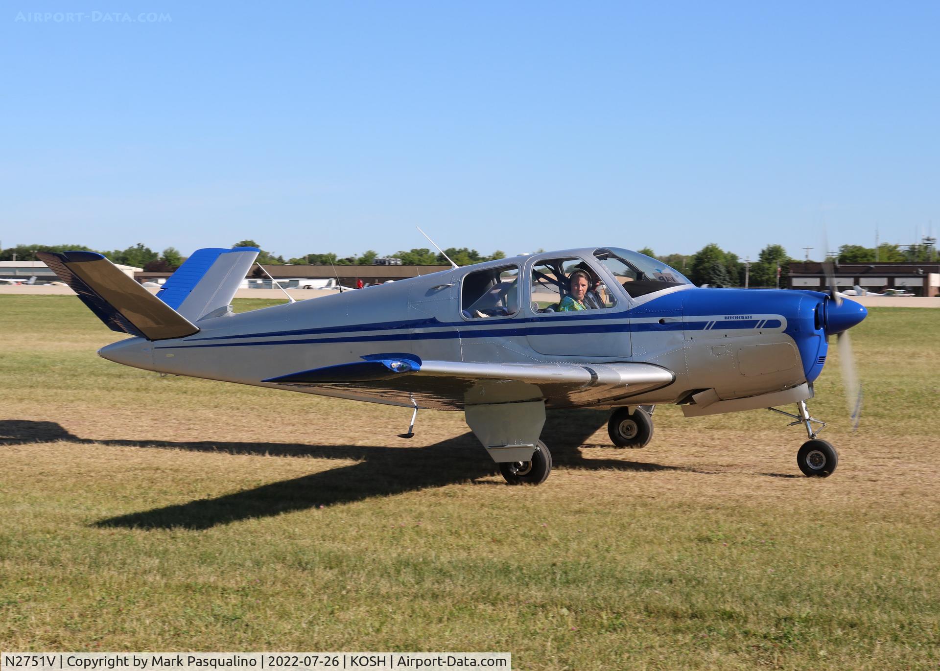 N2751V, 1947 Beech 35 Bonanza C/N D-136, Beech 35