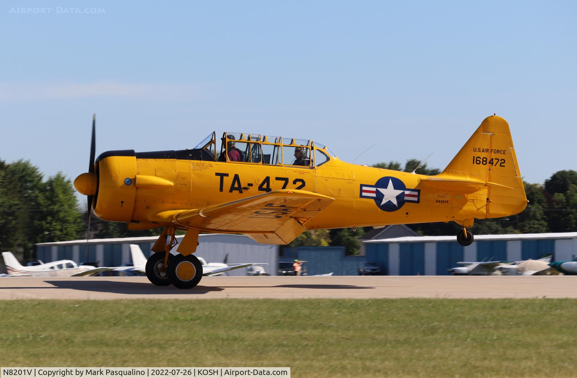 N8201V, North American T-6G Texan C/N 168-472, North American T-6G