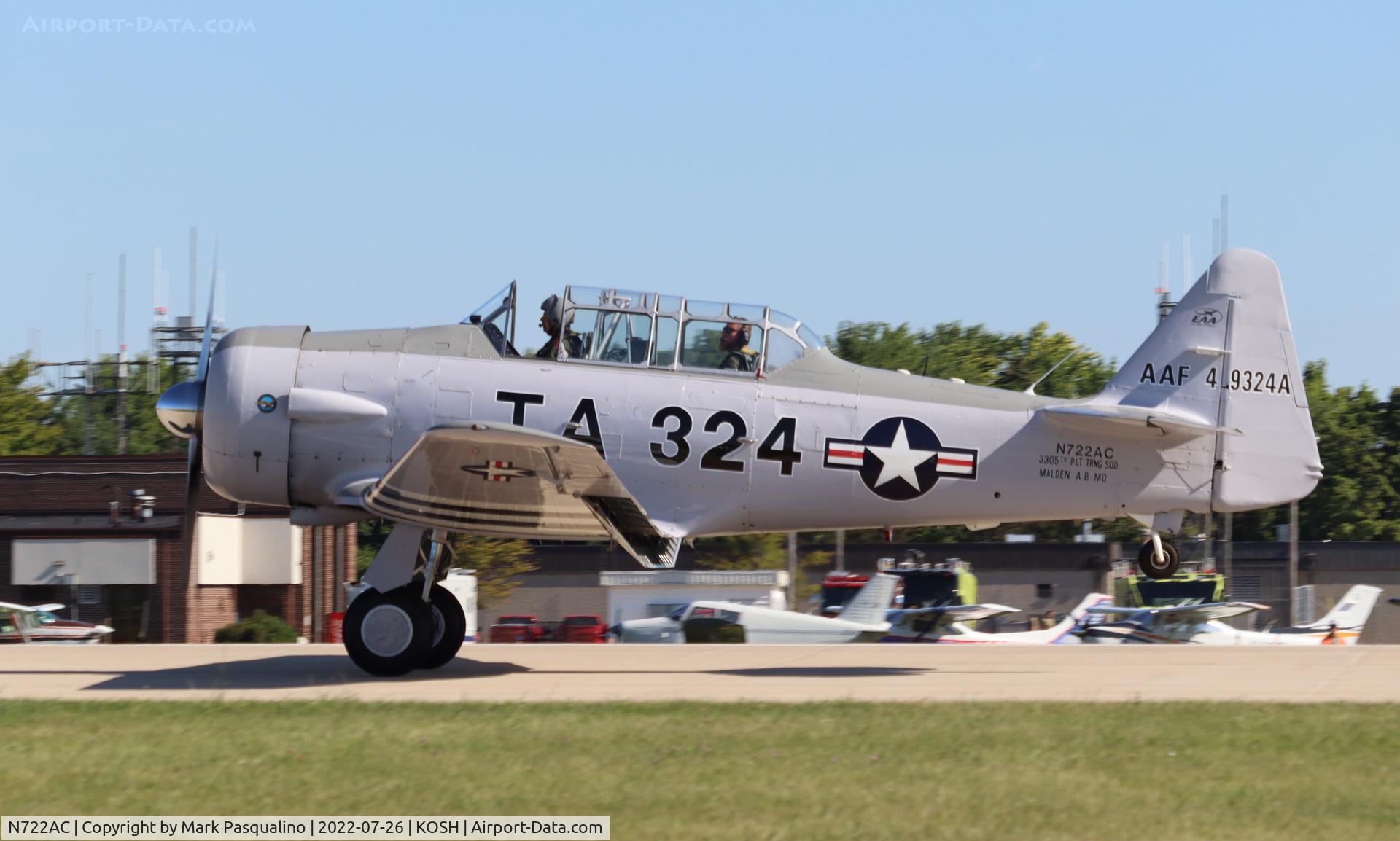 N722AC, North American AT-6G Texan C/N 168-346 (49-3242), North American AT-6G