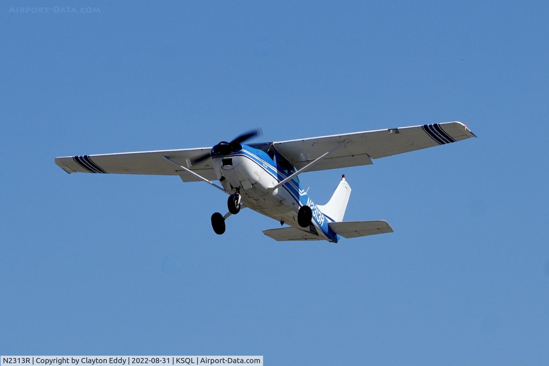 N2313R, 1964 Cessna 182G Skylane C/N 18255413, San Carlos Airport in California 2022.