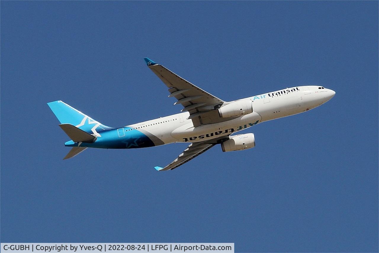 C-GUBH, 2002 Airbus A330-243 C/N 455, Airbus A330-243, Climbing from rwy 09R, Roissy Charles De Gaulle airport (LFPG-CDG)