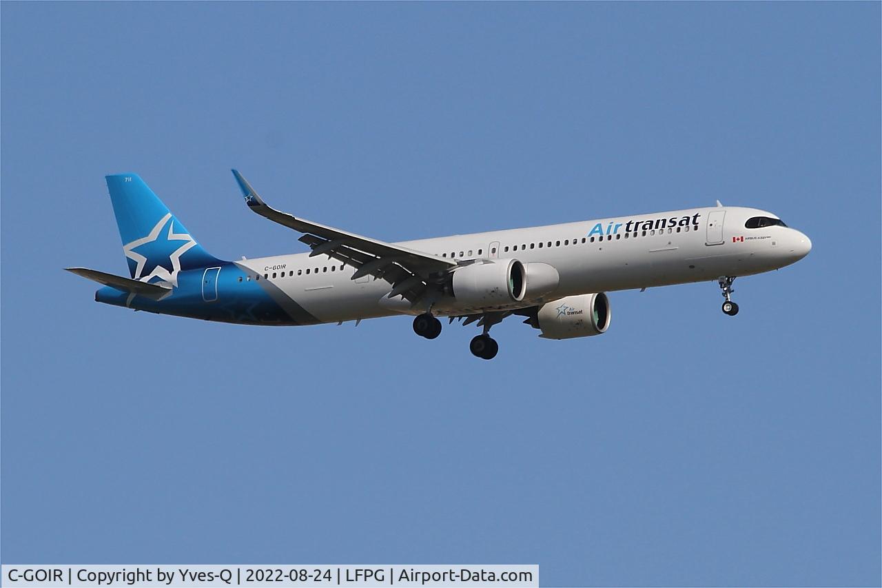 C-GOIR, 2022 Airbus A321-271NX C/N 10866, Airbus 321-271NXLR, On final rwy 09L, Roissy Charles De Gaulle airport (LFPG-CDG)