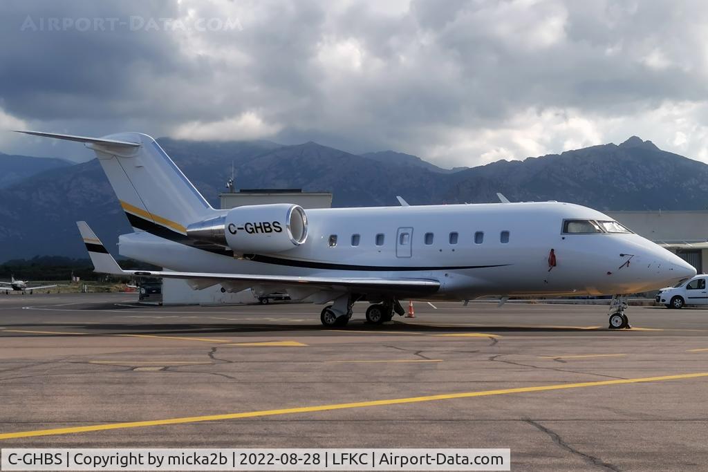 C-GHBS, Canadair Challenger 604 (CL-600-2B16) C/N 5453, Parked