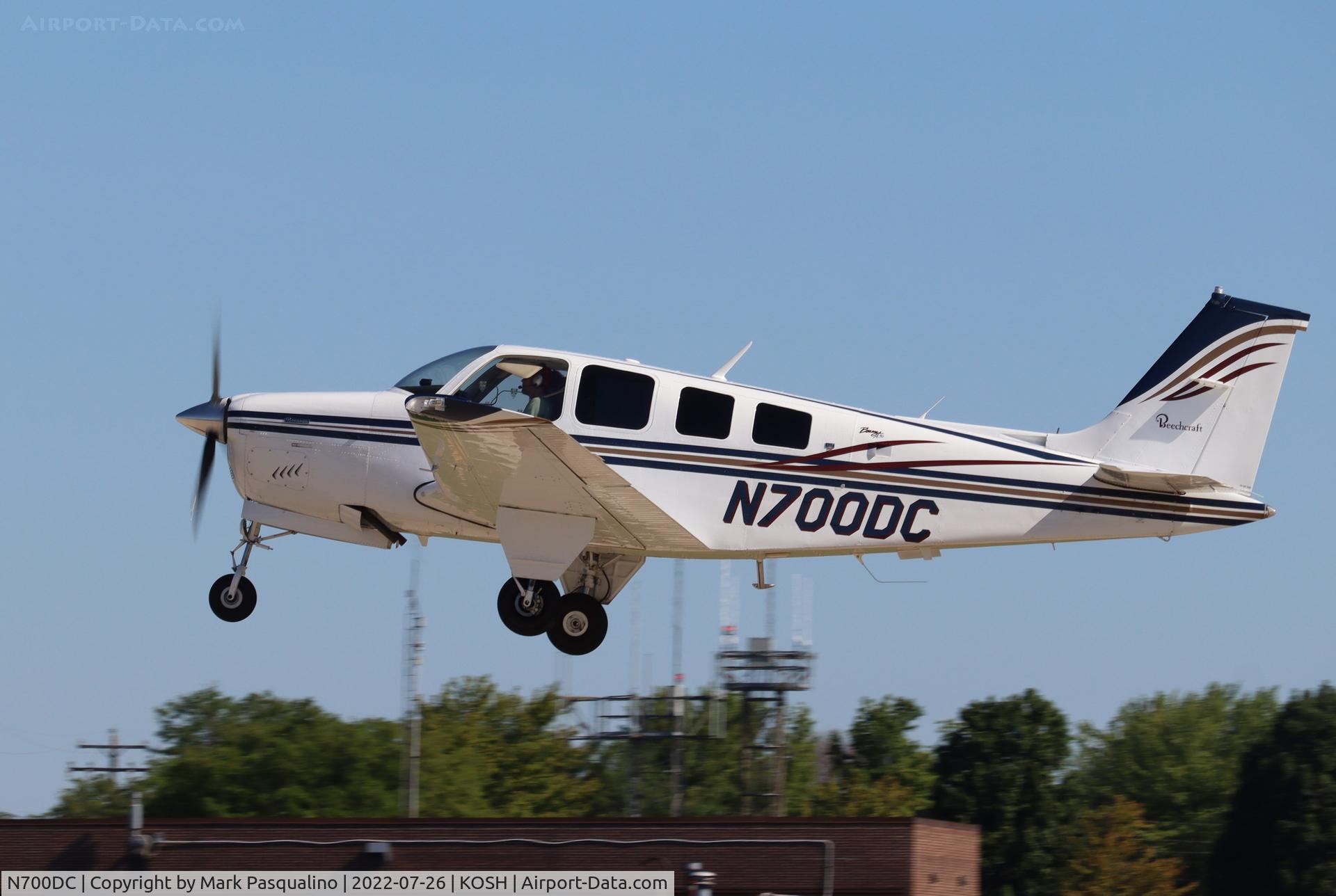 N700DC, 1977 Beech A36 Bonanza 36 C/N E-1132, Beech A36