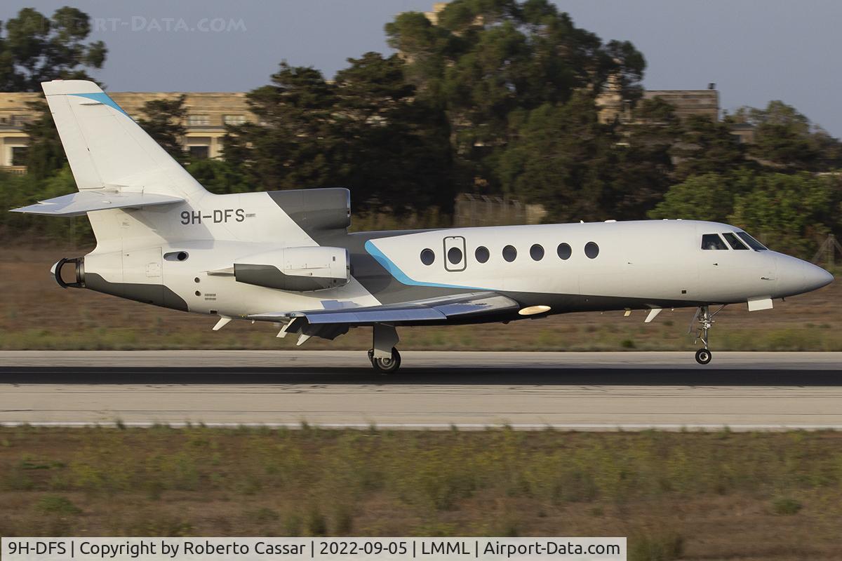 9H-DFS, 1987 Dassault Falcon 50 C/N 185, Runway 13
