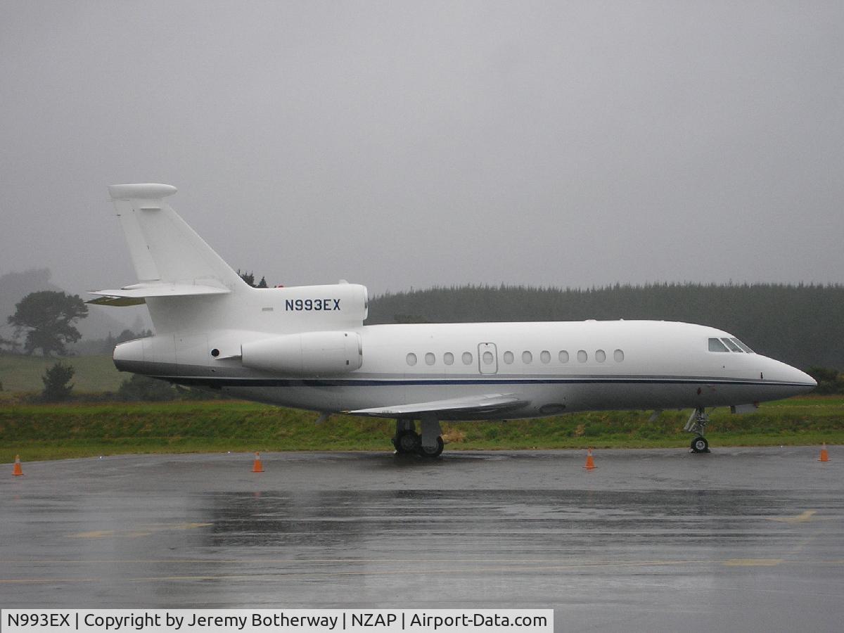 N993EX, 2001 Dassault 900EX C/N 93, Dassault Falcon 900EX at Taupo Airport, New Zealand
