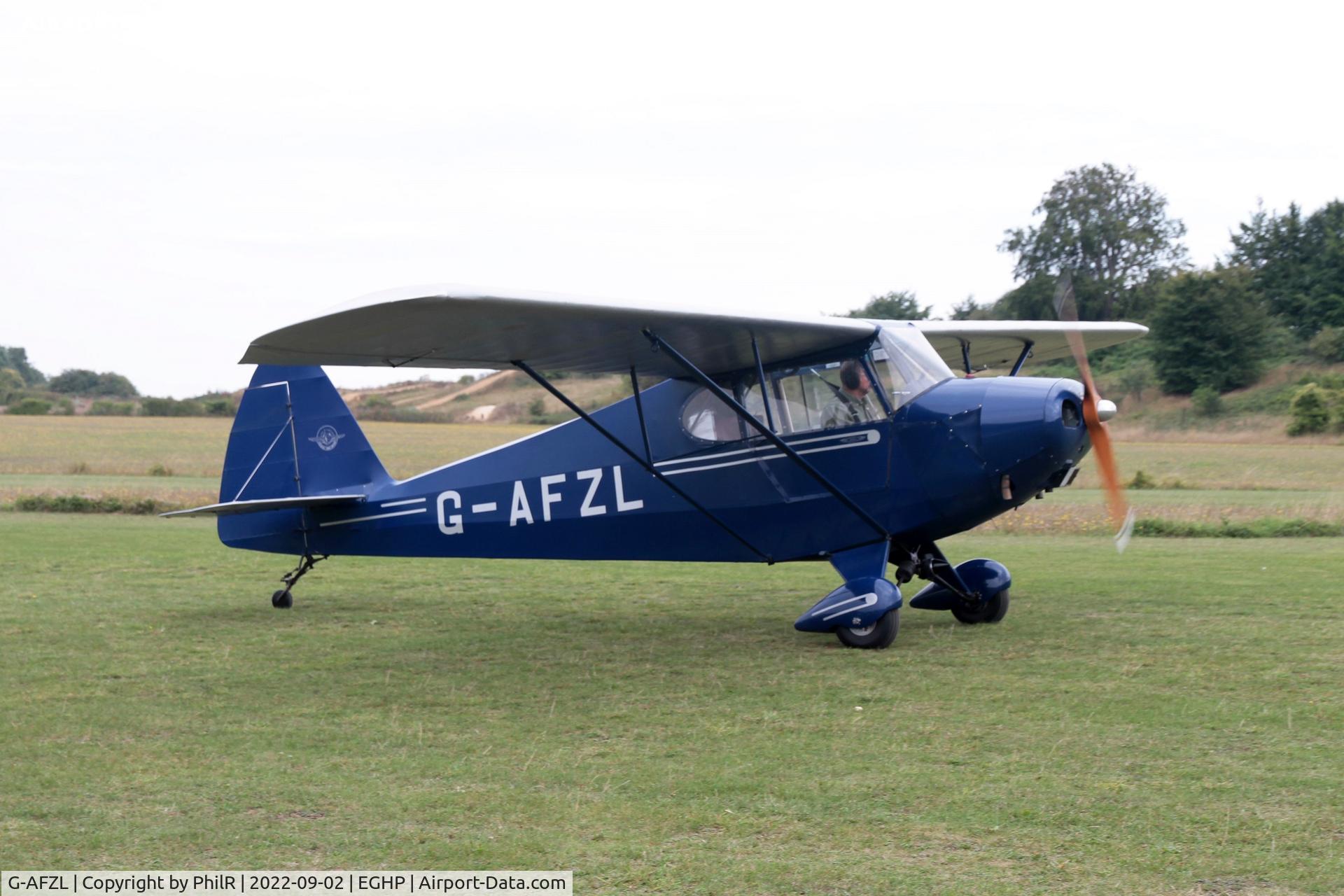 G-AFZL, 1939 Porterfield CP-50 Collegiate C/N 581, G-AFZL 1939 Porterfield CP50 LAA Rally Popham
