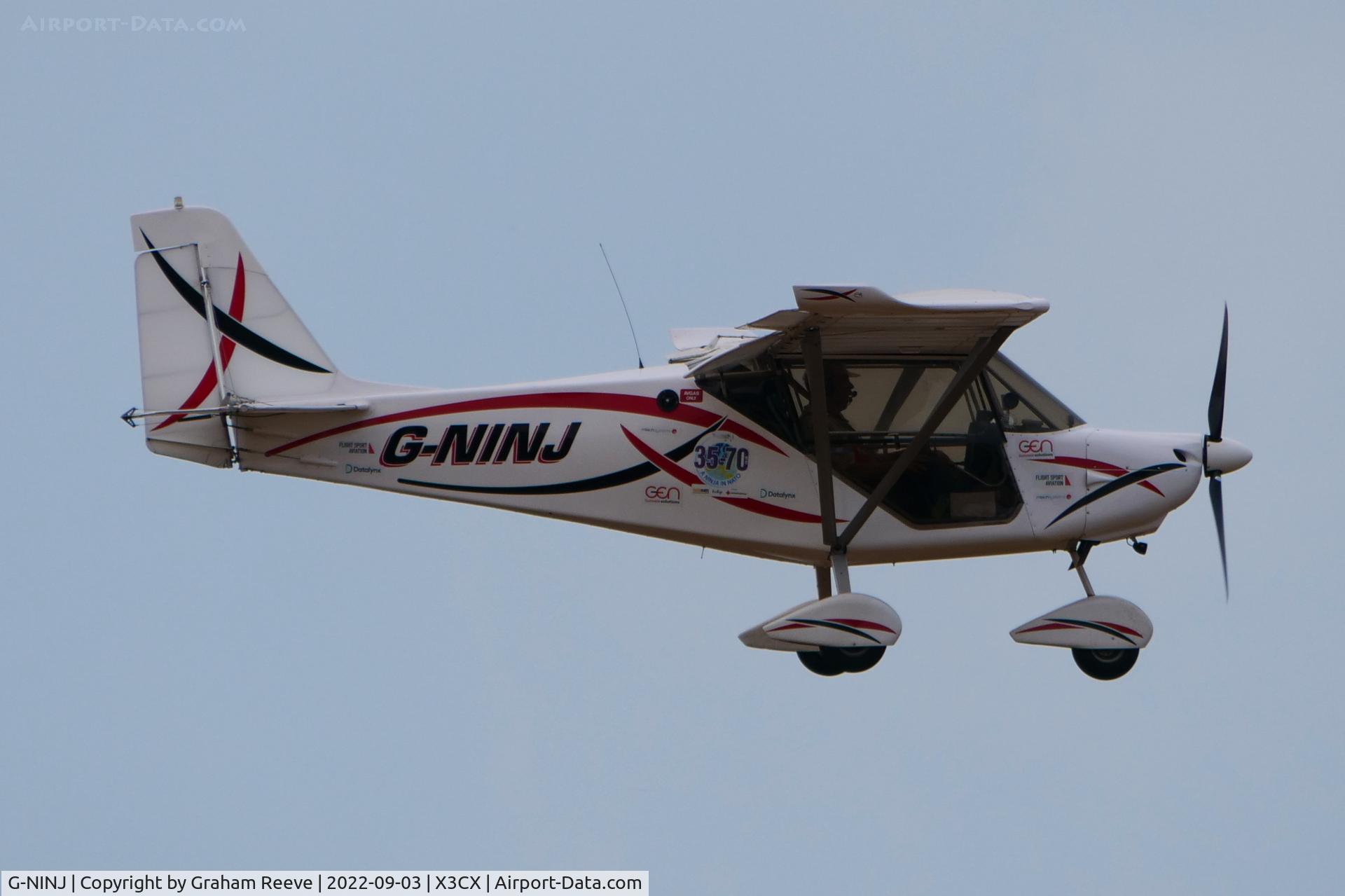G-NINJ, 2014 Best Off Skyranger Nynja 912S(1) C/N BMAA/HB/653, Landing at Northrepps.