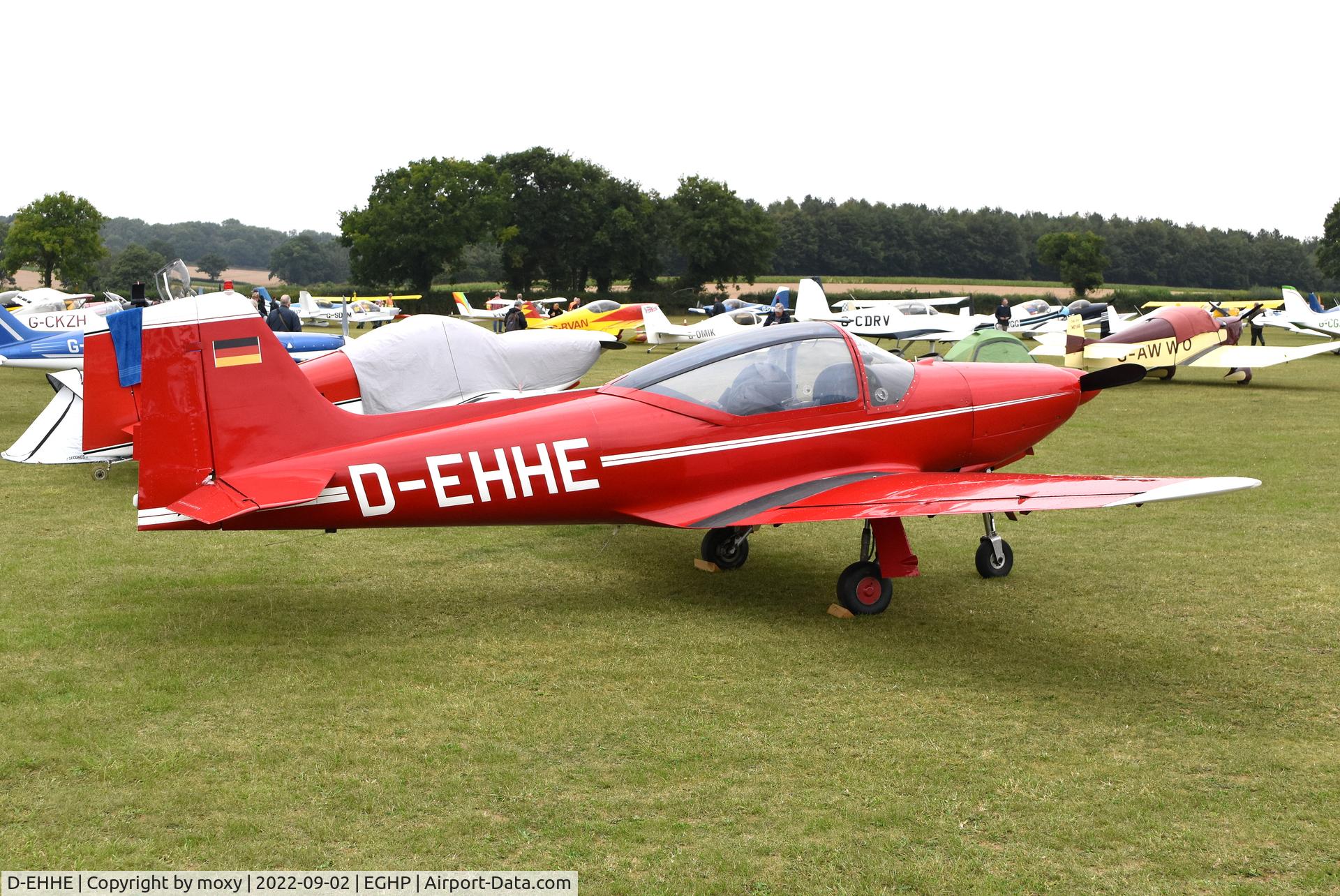 D-EHHE, 1961 Aeromere F-8L Falco III C/N 227, Aeromere F-8L Falco III at Popham.