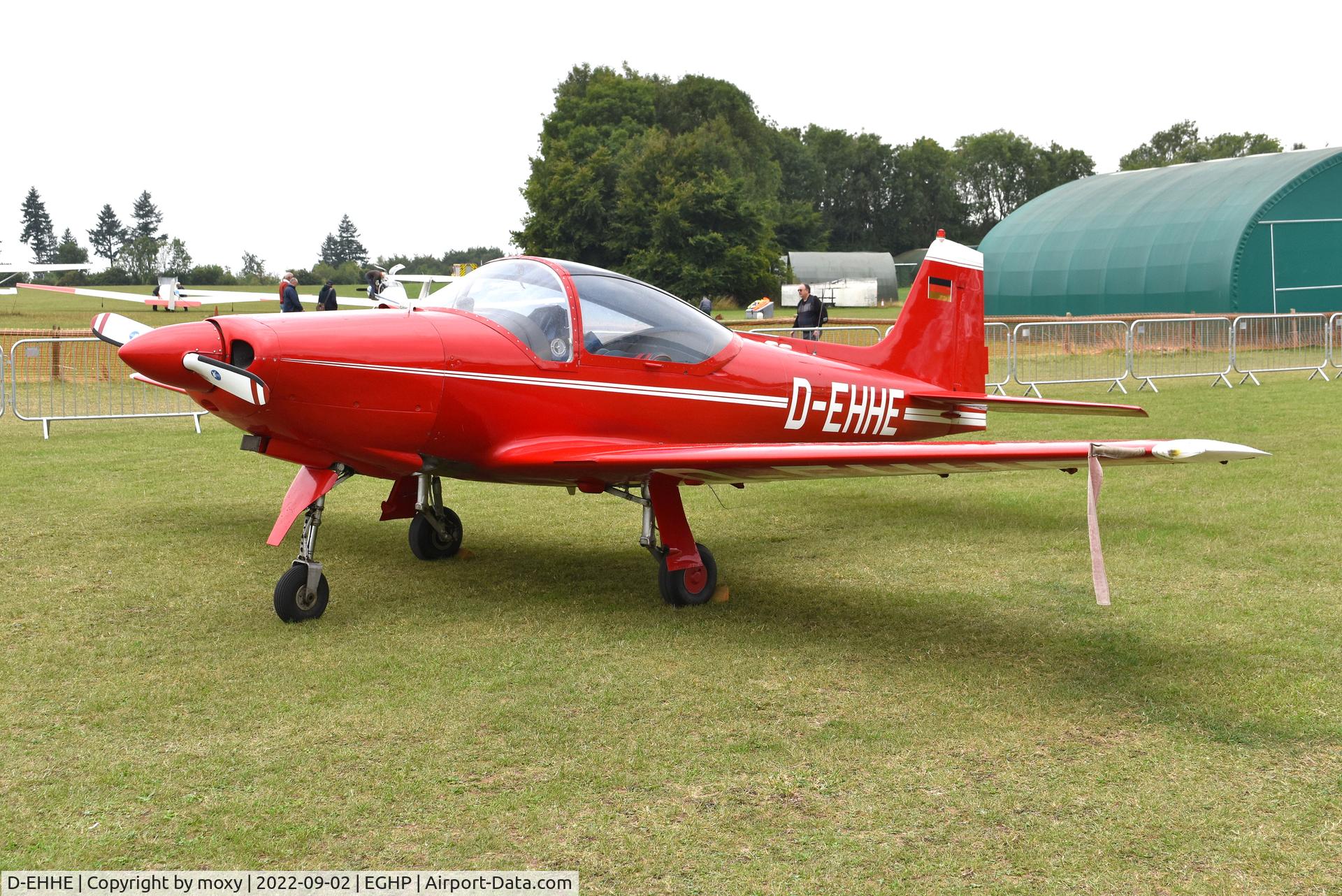D-EHHE, 1961 Aeromere F-8L Falco III C/N 227, Aeromere F-8L Falco III at Popham.