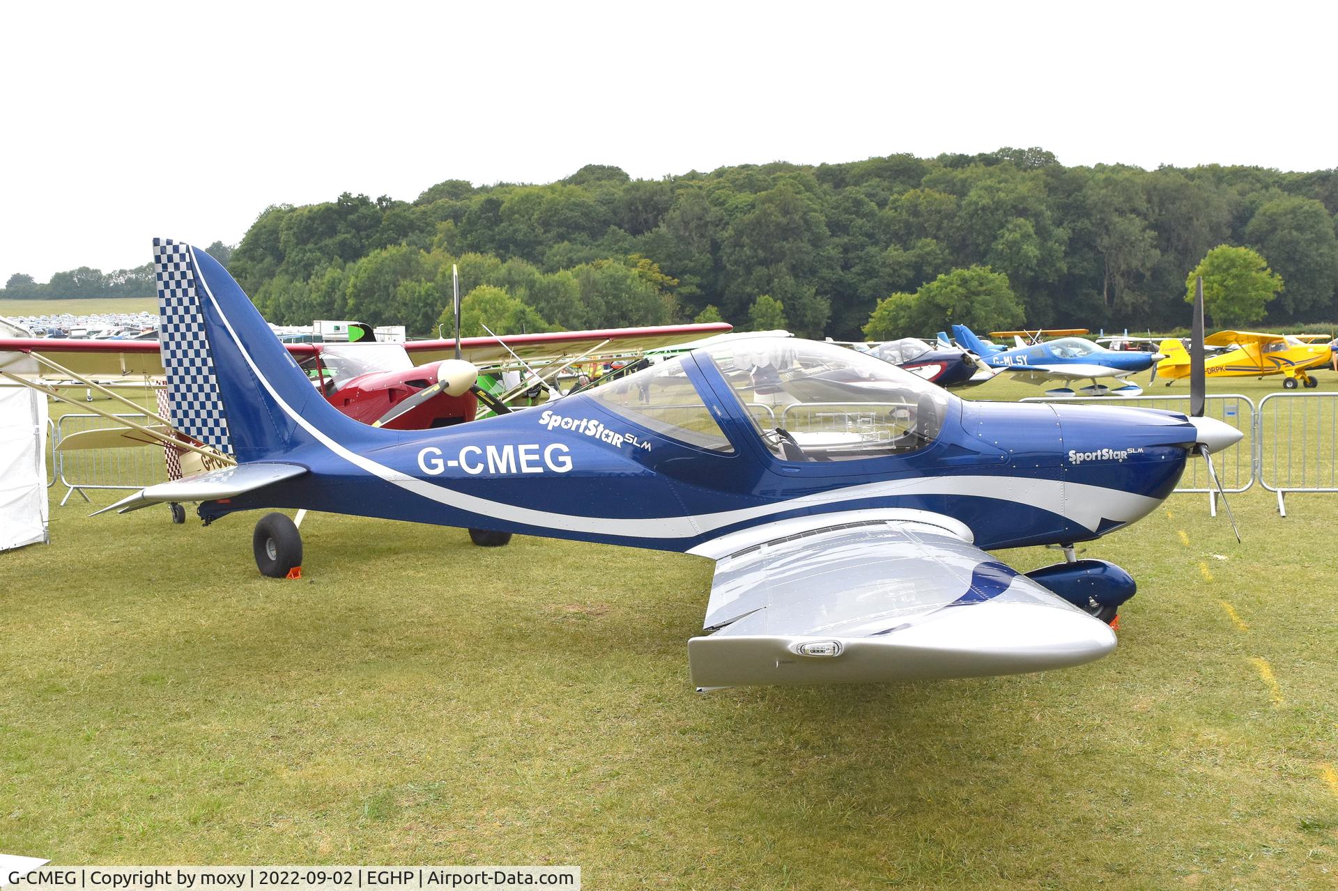 G-CMEG, 2021 Evektor Sportstar SLM C/N 2021-2153, Evektor Sportstar SLM at Popham.