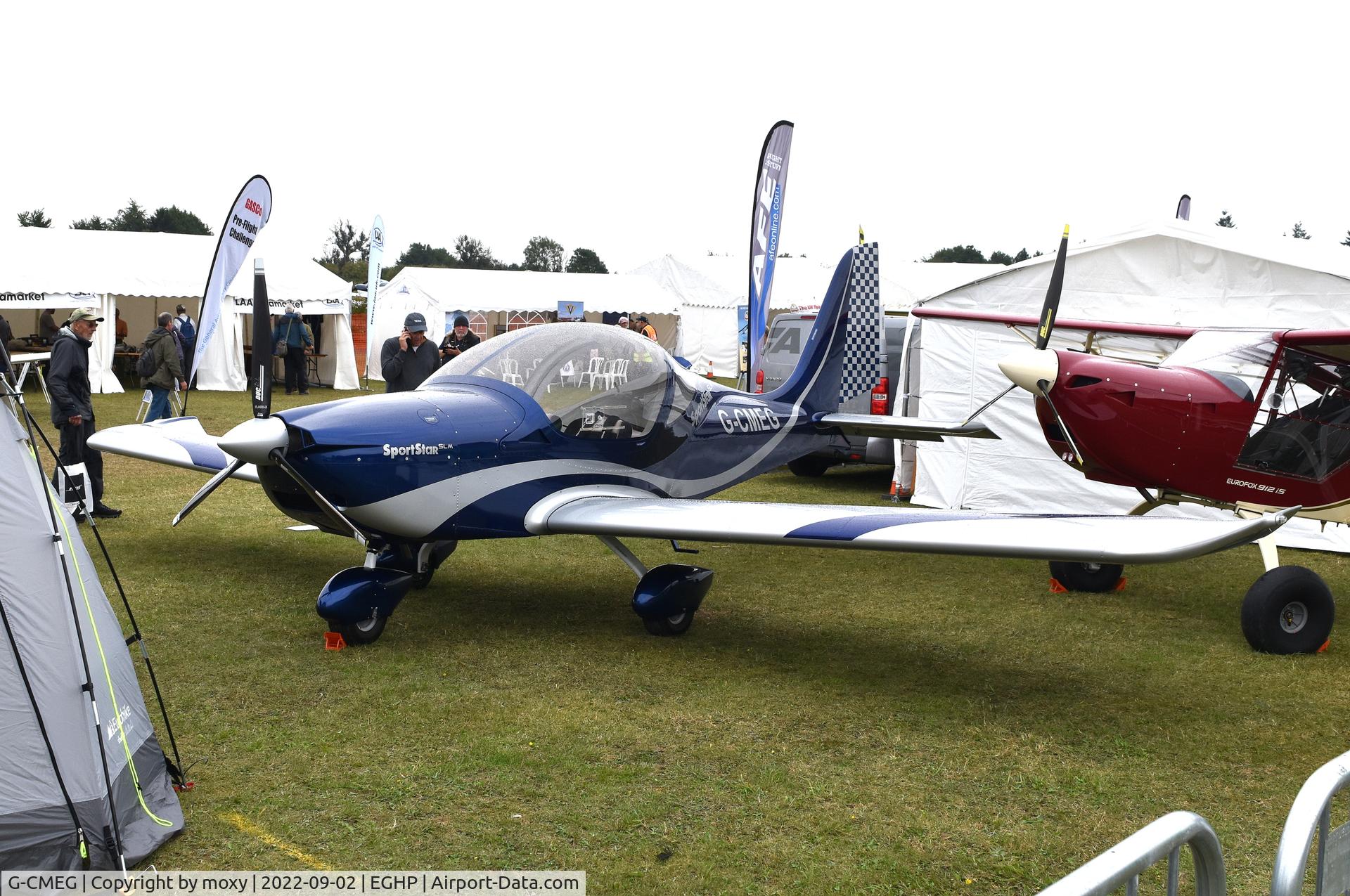 G-CMEG, 2021 Evektor Sportstar SLM C/N 2021-2153, Evektor Sportstar SLM at Popham.