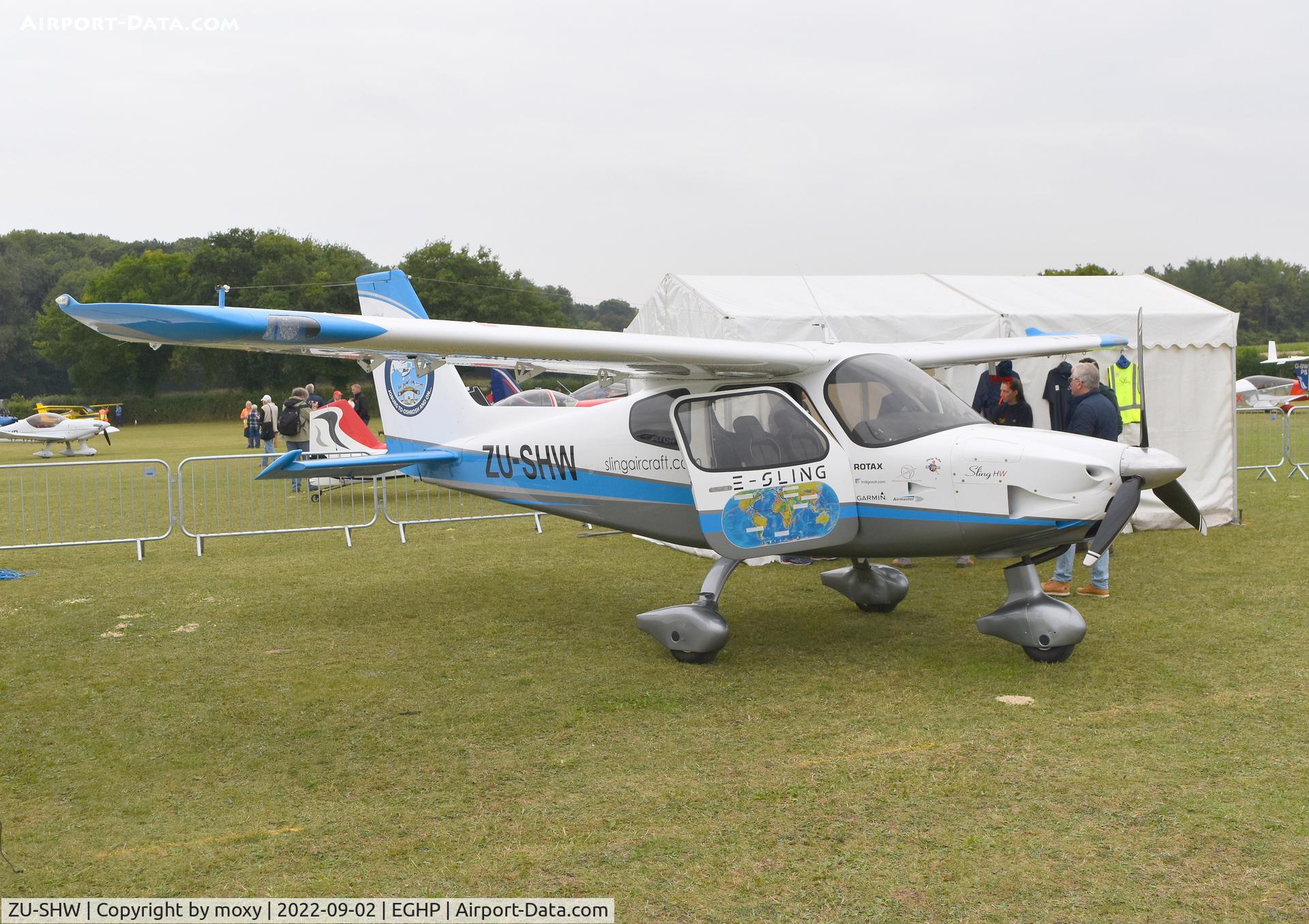 ZU-SHW, 2020 The Airplane Factory Sling TSi High Wing C/N 002, Sling TSi High Wing at Popham.