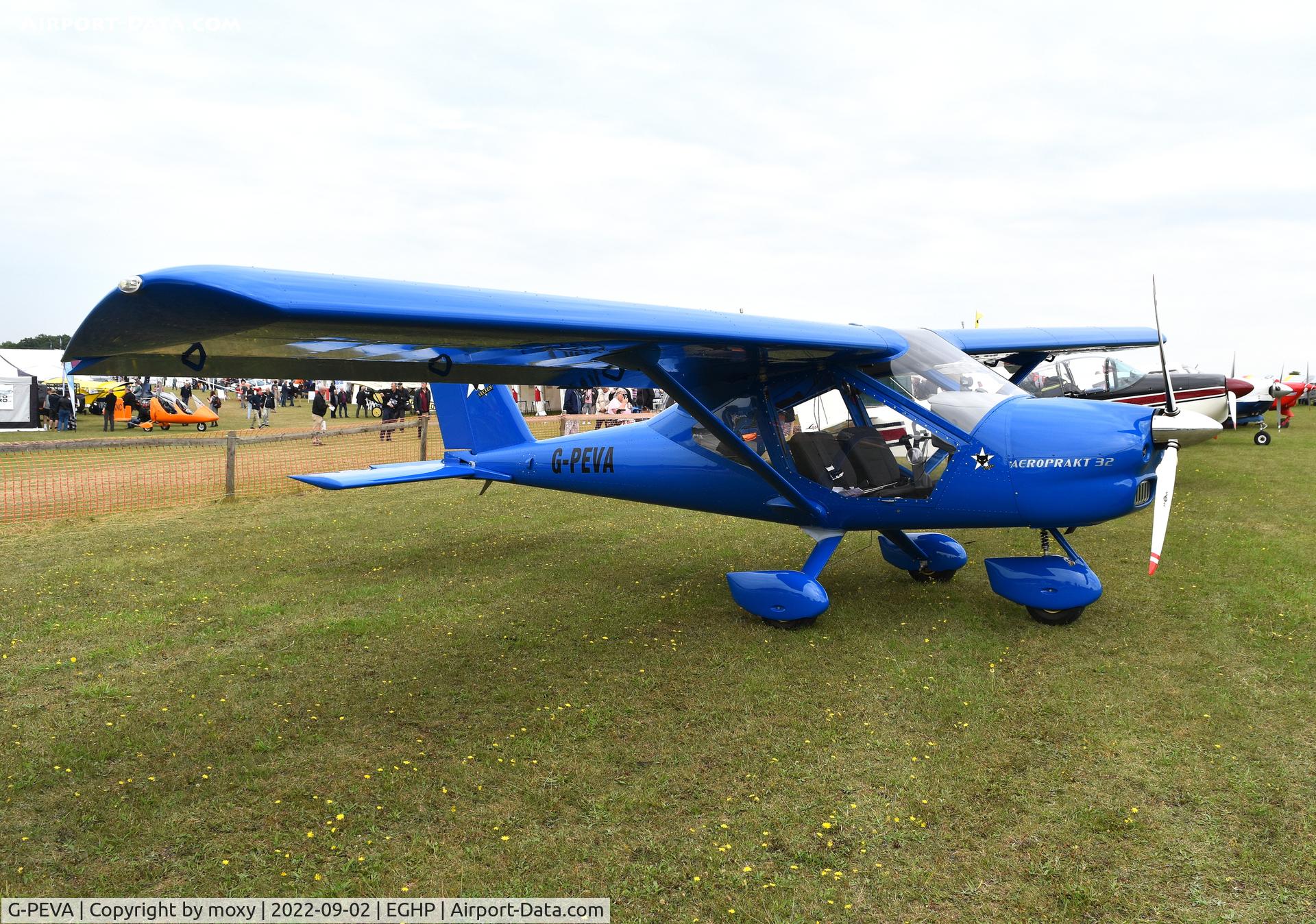 G-PEVA, 2021 Aeroprakt A32 Vixxen C/N LAA 411-15767, Aeroprakt A32 Vixxen at Popham.