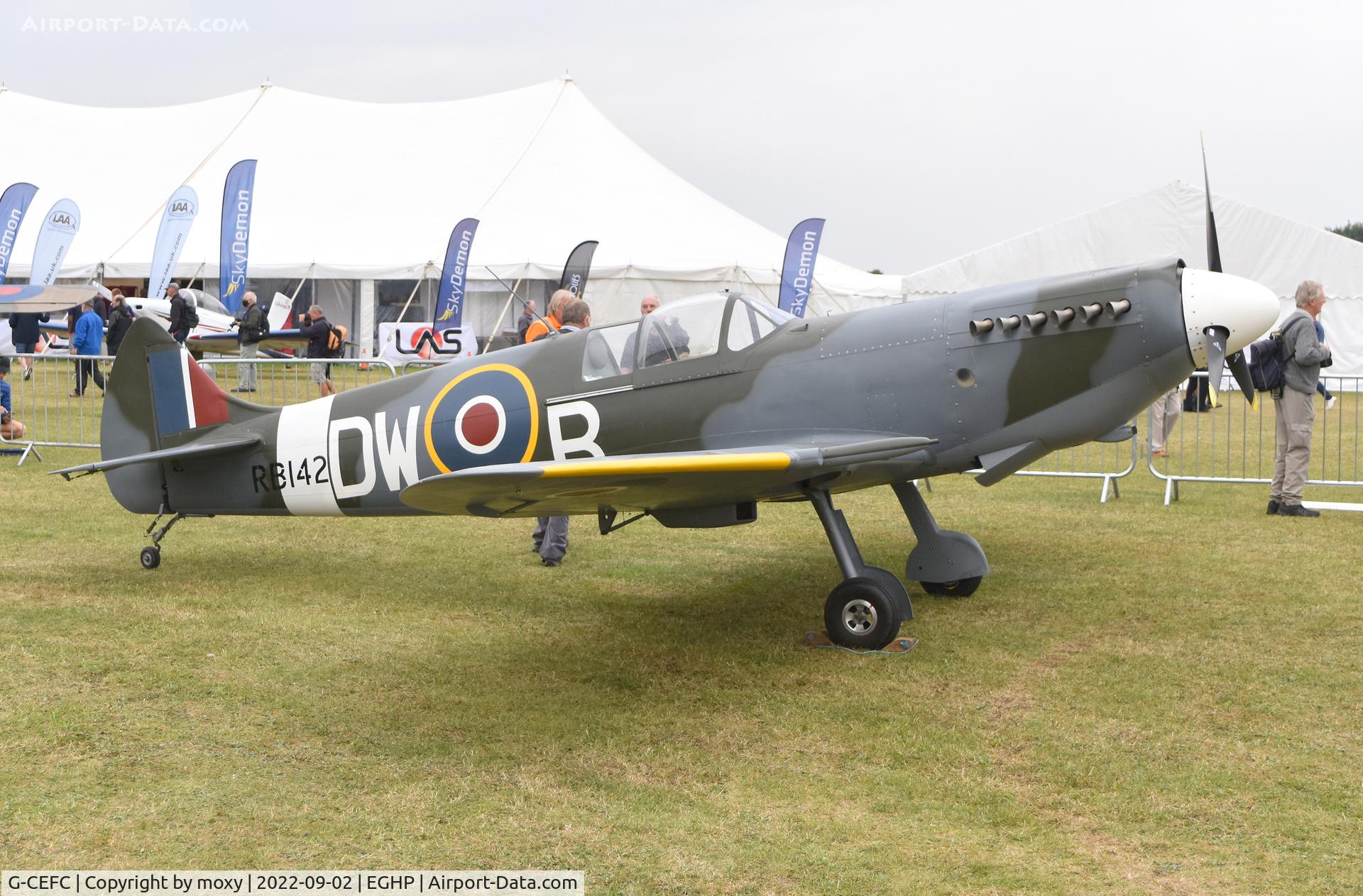 G-CEFC, 2006 Supermarine Aircraft Spitfire Mk.26 C/N PFA 324-14417, Supermarine Aircraft Spitfire Mk.26 at Popham.