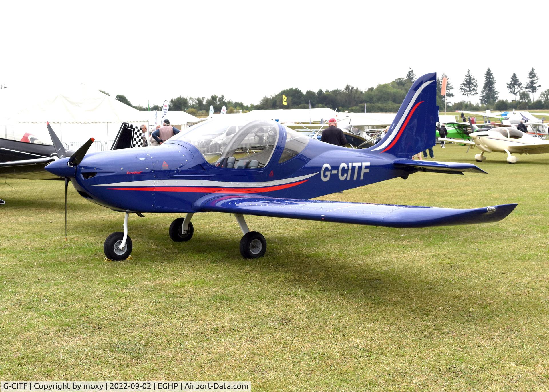 G-CITF, 2015 Evektor EV-97 Eurostar SL C/N 2015-4223, Evektor EV-97 Eurostar SL at Popham.