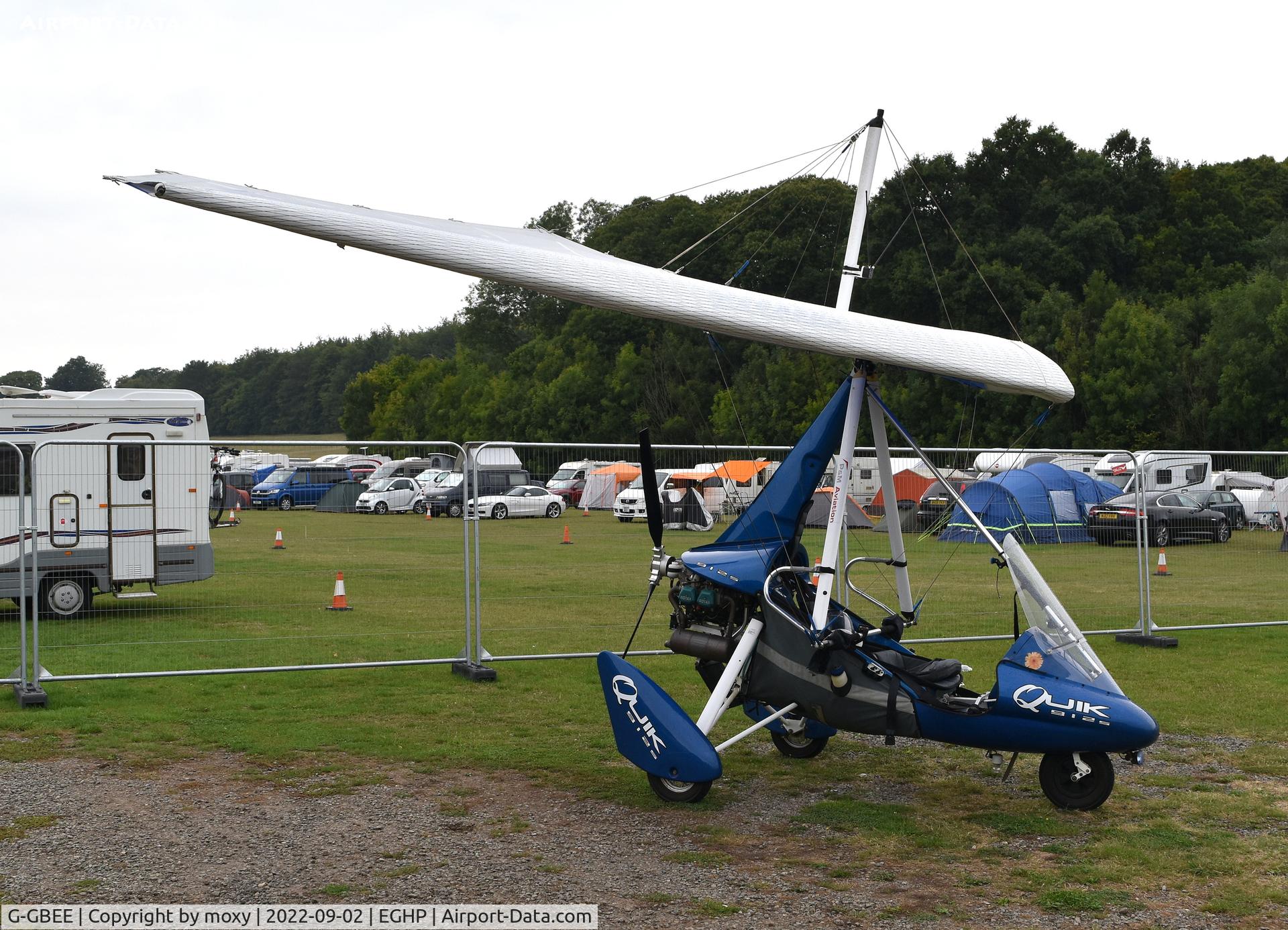 G-GBEE, 2004 Mainair Pegasus Quik C/N 8039, Mainair Pegasus Quik at Popham.