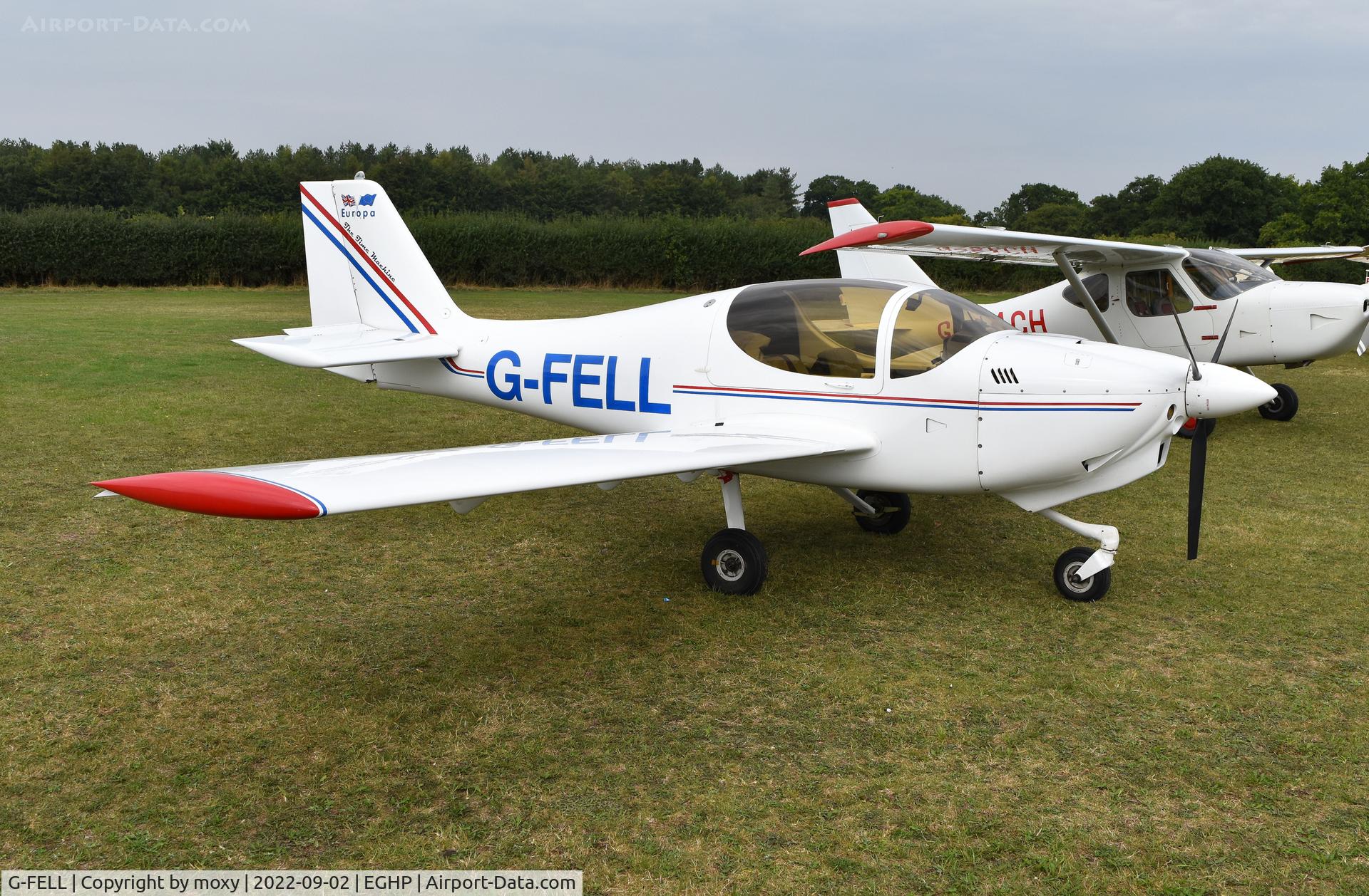 G-FELL, 1998 Europa XS Tri-Gear C/N PFA 247-13208, Europa XS Tri-Gear at Popham.