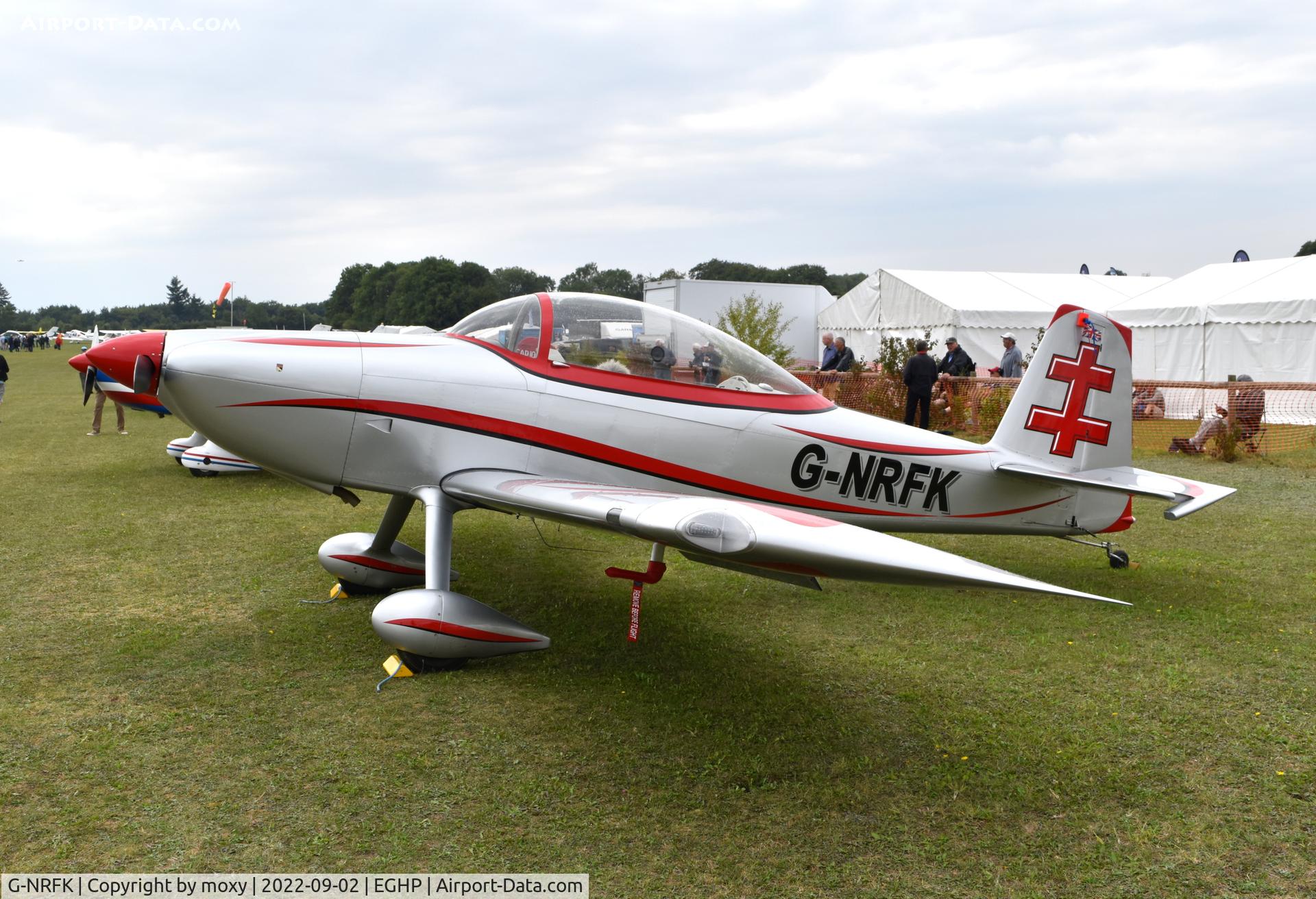 G-NRFK, 2013 Vans RV-8 C/N PFA 303-14135, Vans RV-8 at Popham.
